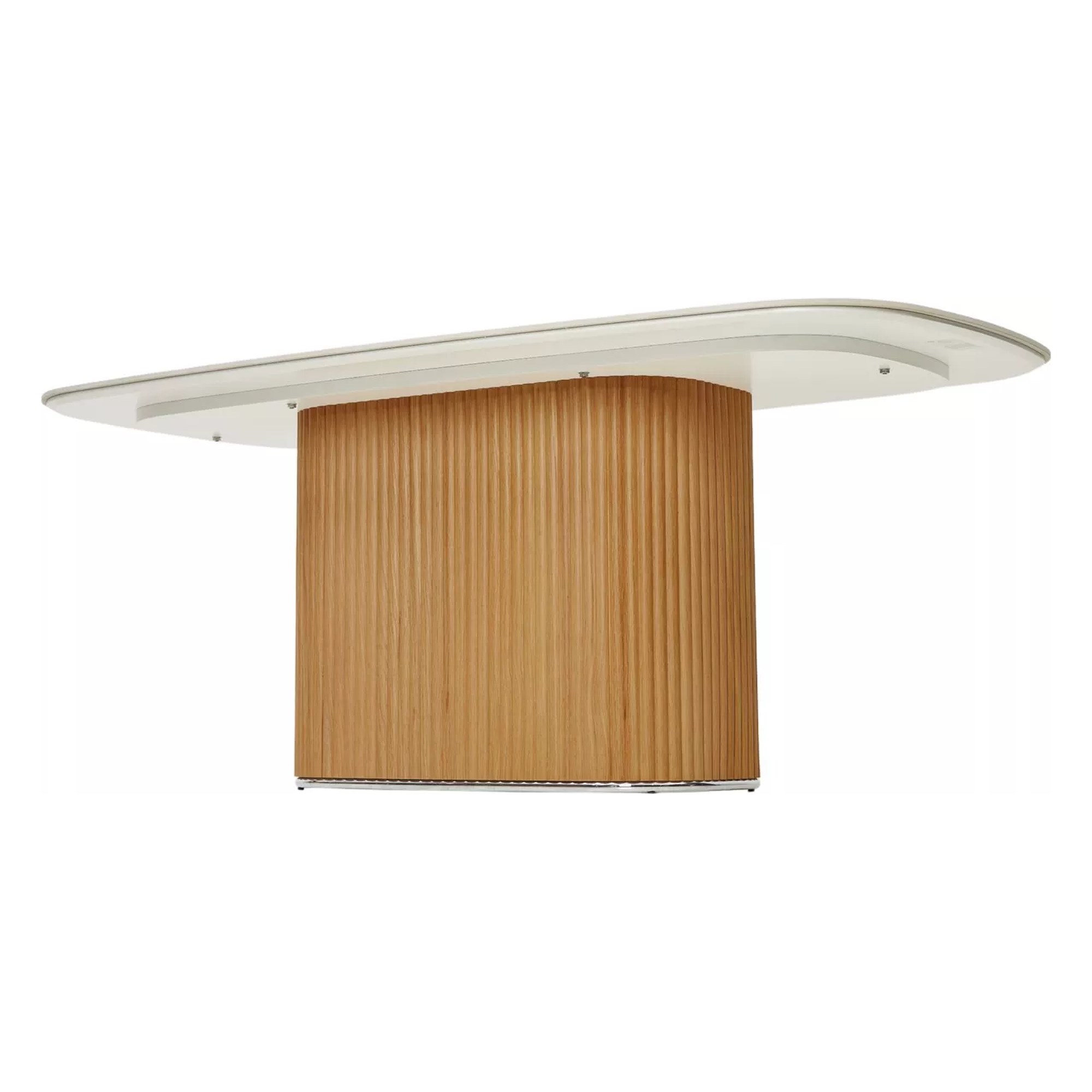 Обеденный стол на одной ноге 180 см (арт 34947) - Фото 1