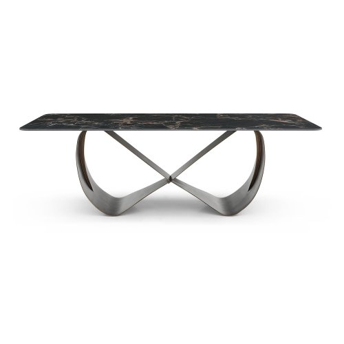 Стол раскладной керамический на одной ножке (арт 31476) - Фото 2