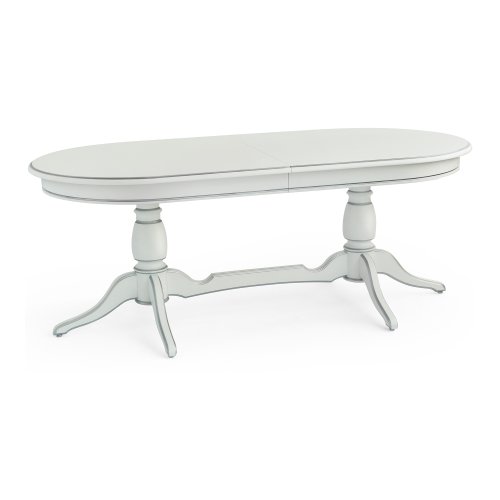 Стол раздвижной белый классика (арт 9494) - Фото 2
