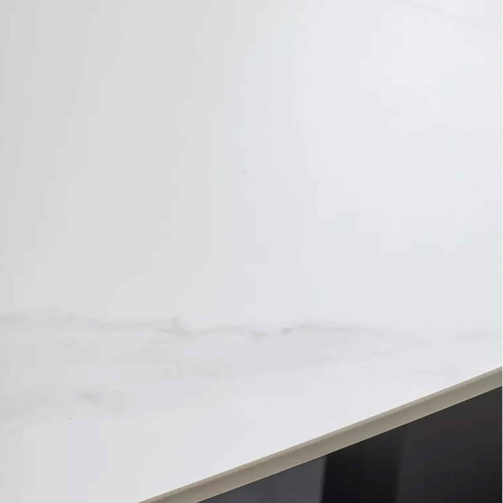 Стол раскладной керамический под мрамор современный (арт 33349) - Фото 1