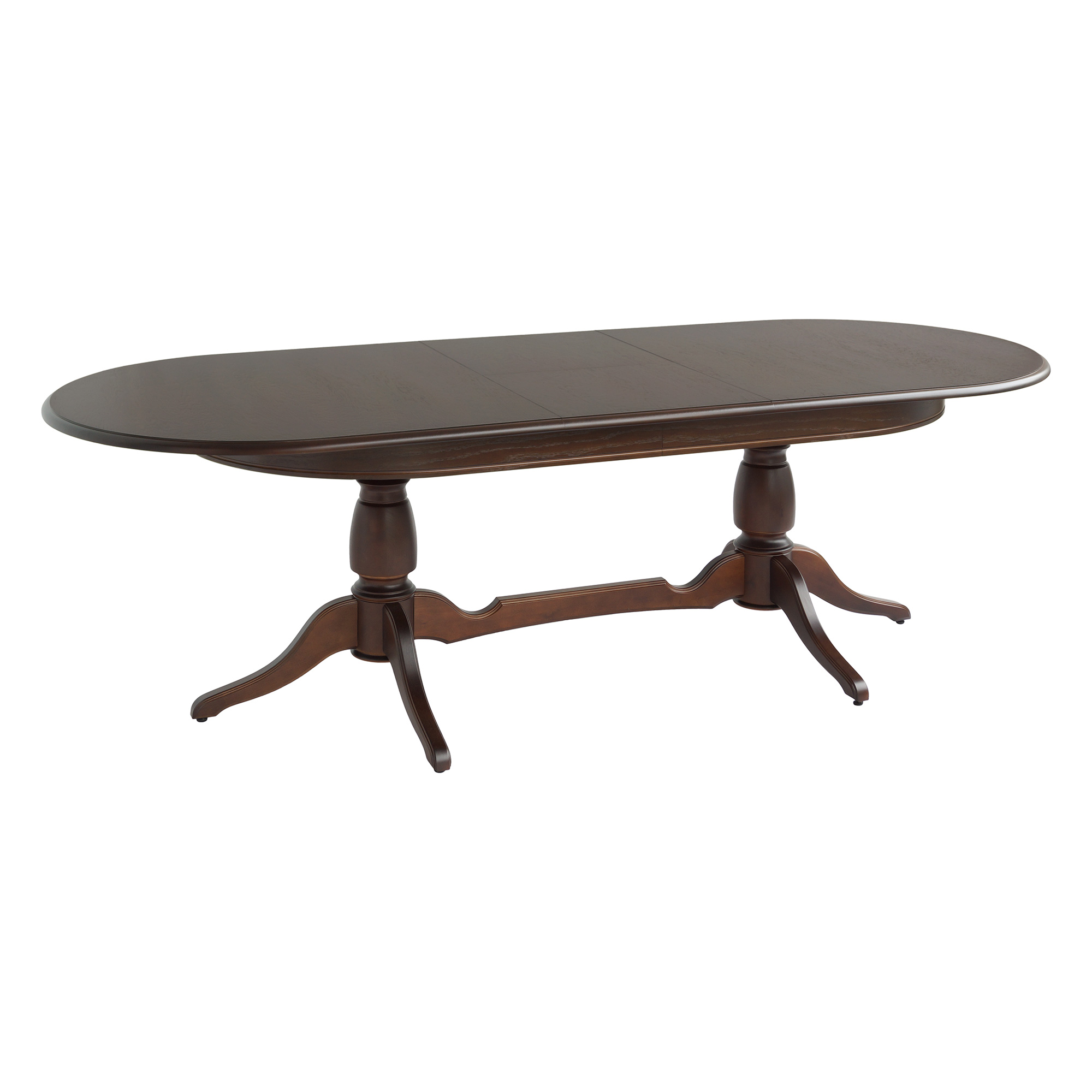 Обеденный стол раздвижной овальный 200 см классический (арт 8077) - Фото 1