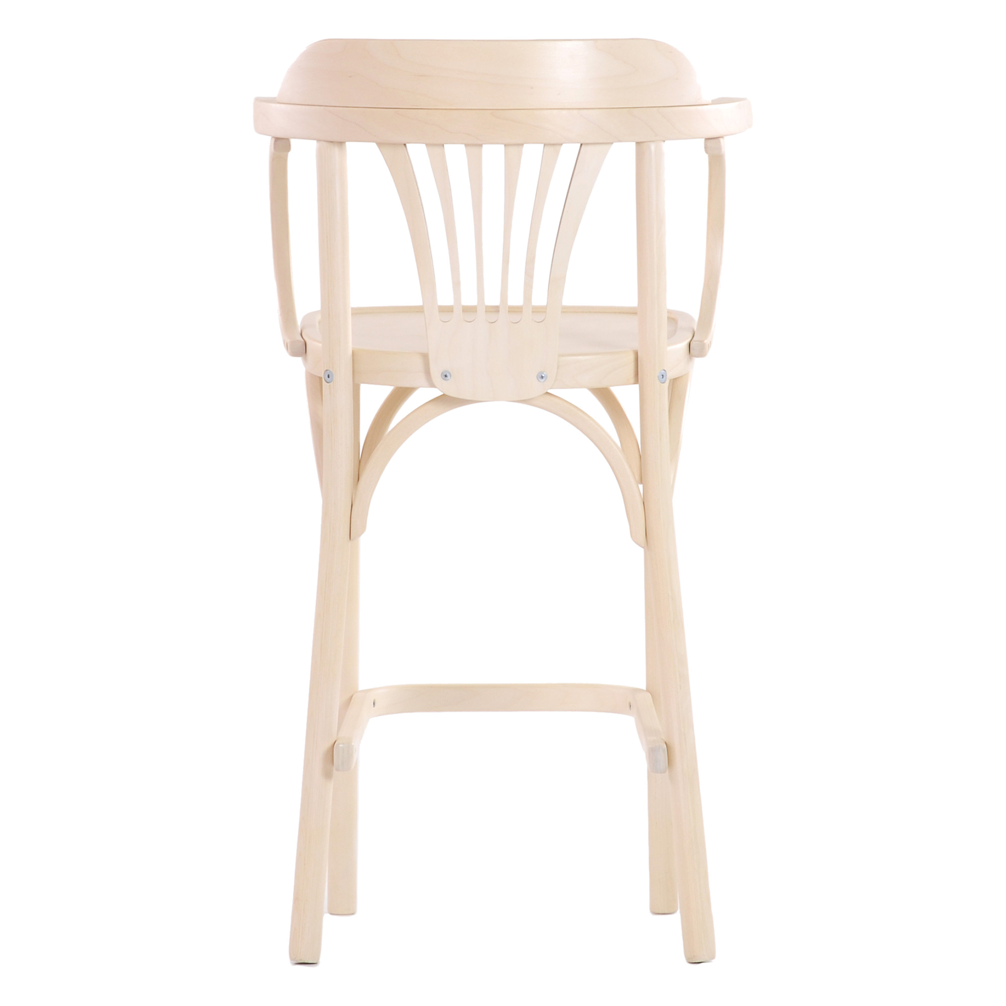 Стул барный деревянный с подлокотниками (арт 8050) - Фото 1