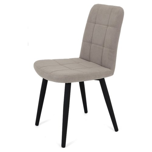 Стул дизайнерский с металлическими ножками из велюра (арт 18425) - Фото 2