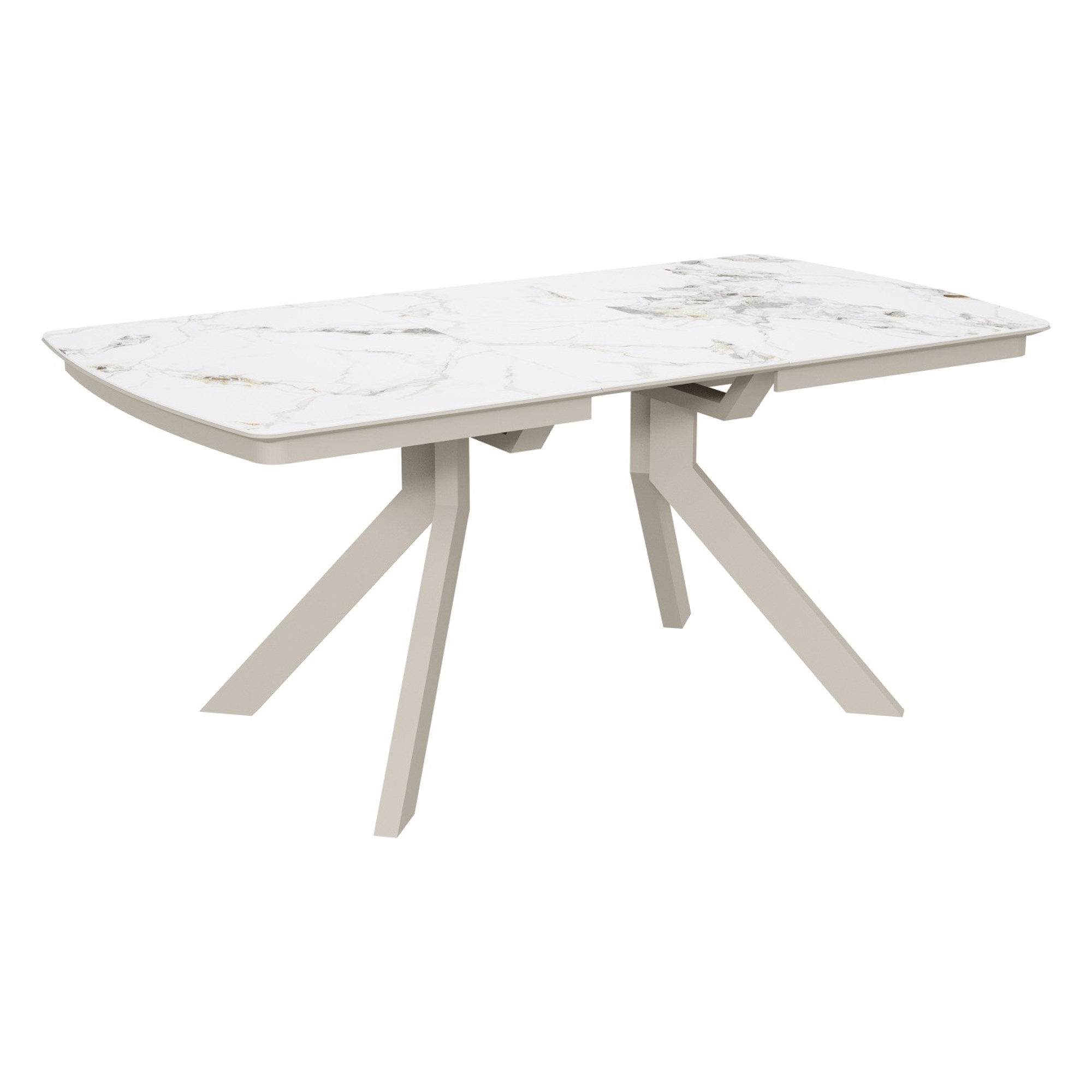 Обеденный стол раскладной с керамическим покрытием 130 см (арт 34269) - Фото 1