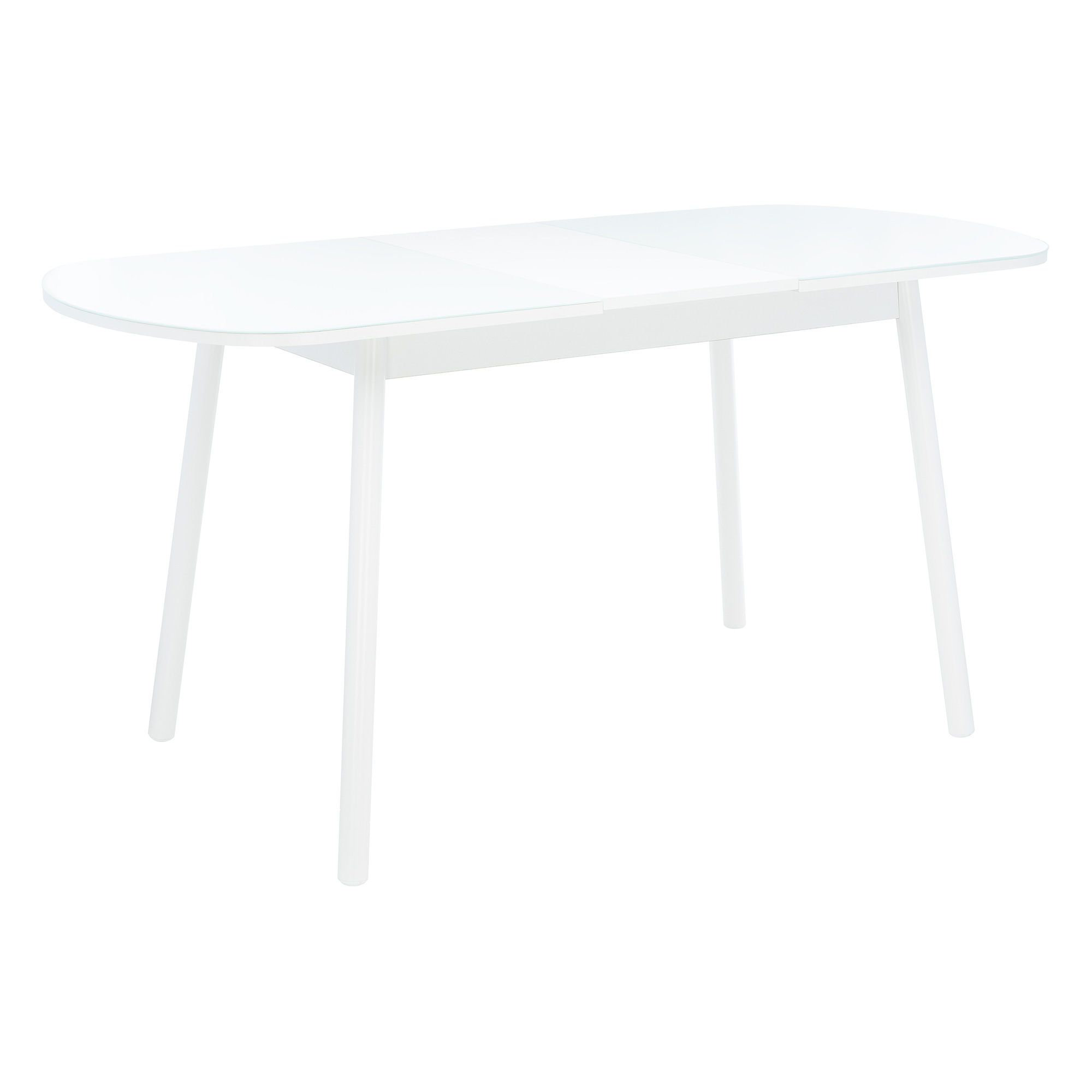 Кухонный стол стеклянный белый (арт 9564) - Фото 1