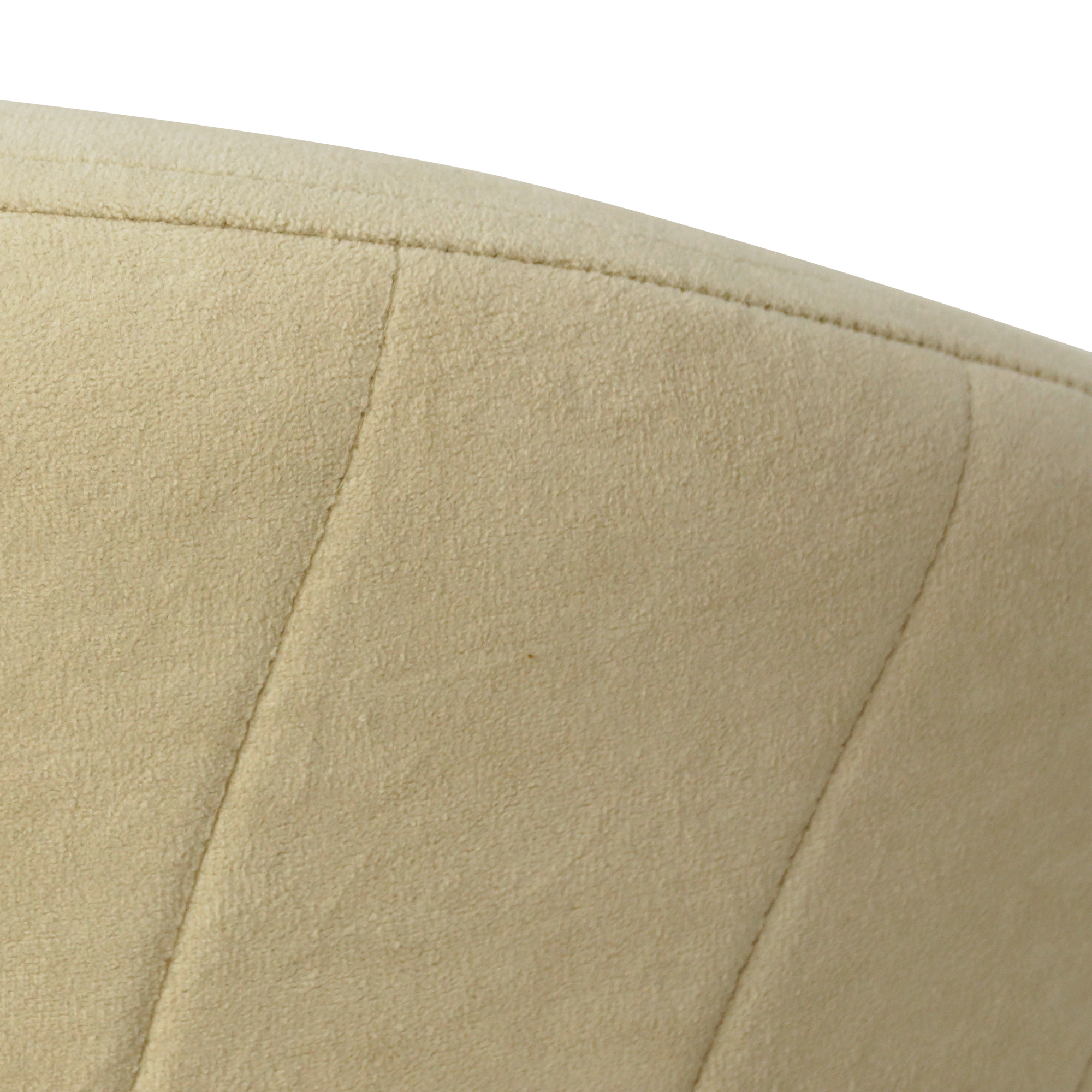 Стул барный бежевый с обивкой из велюра (арт 26449) - Фото 1