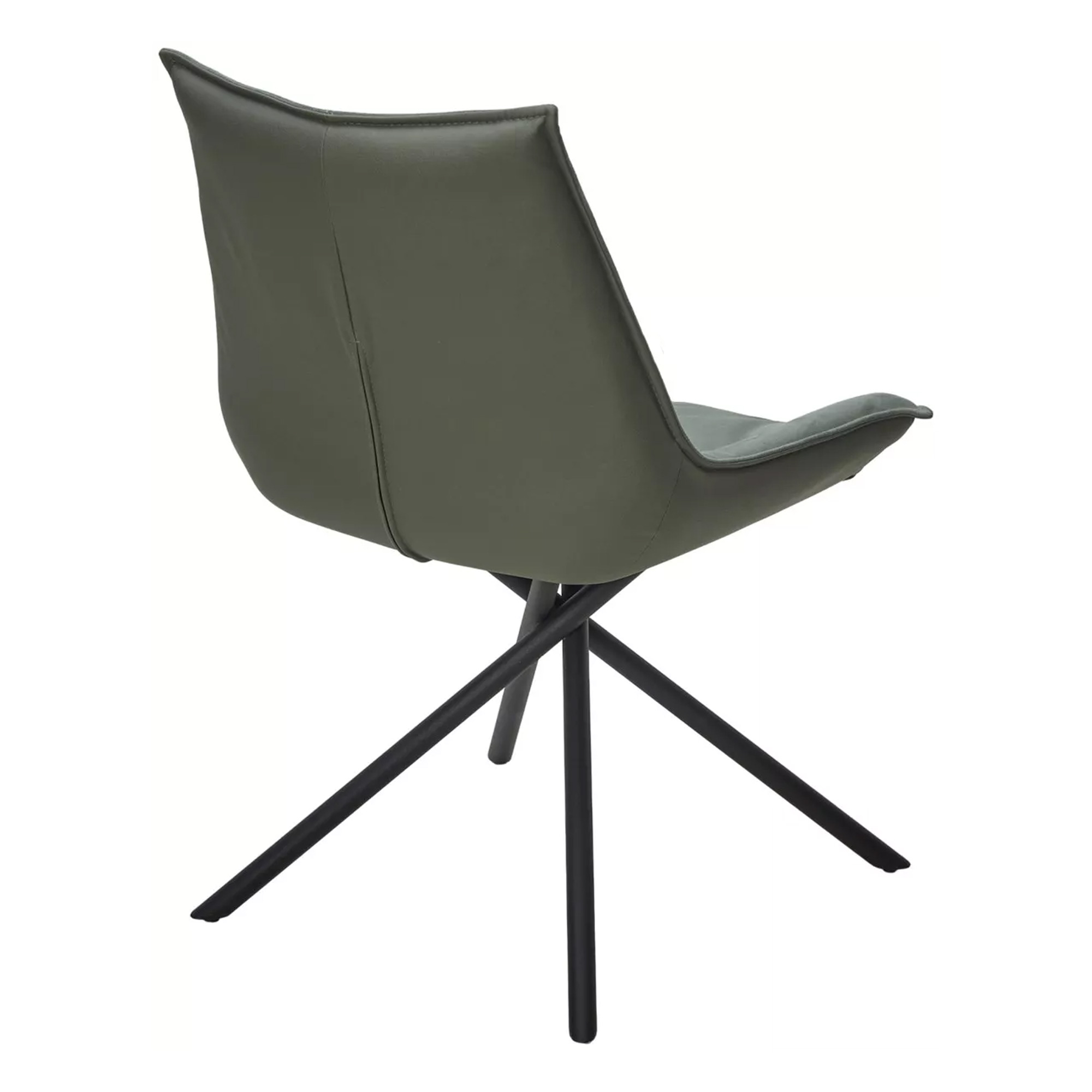 Стул на металлокаркасе мягкий зеленый (арт 33643) - Фото 1