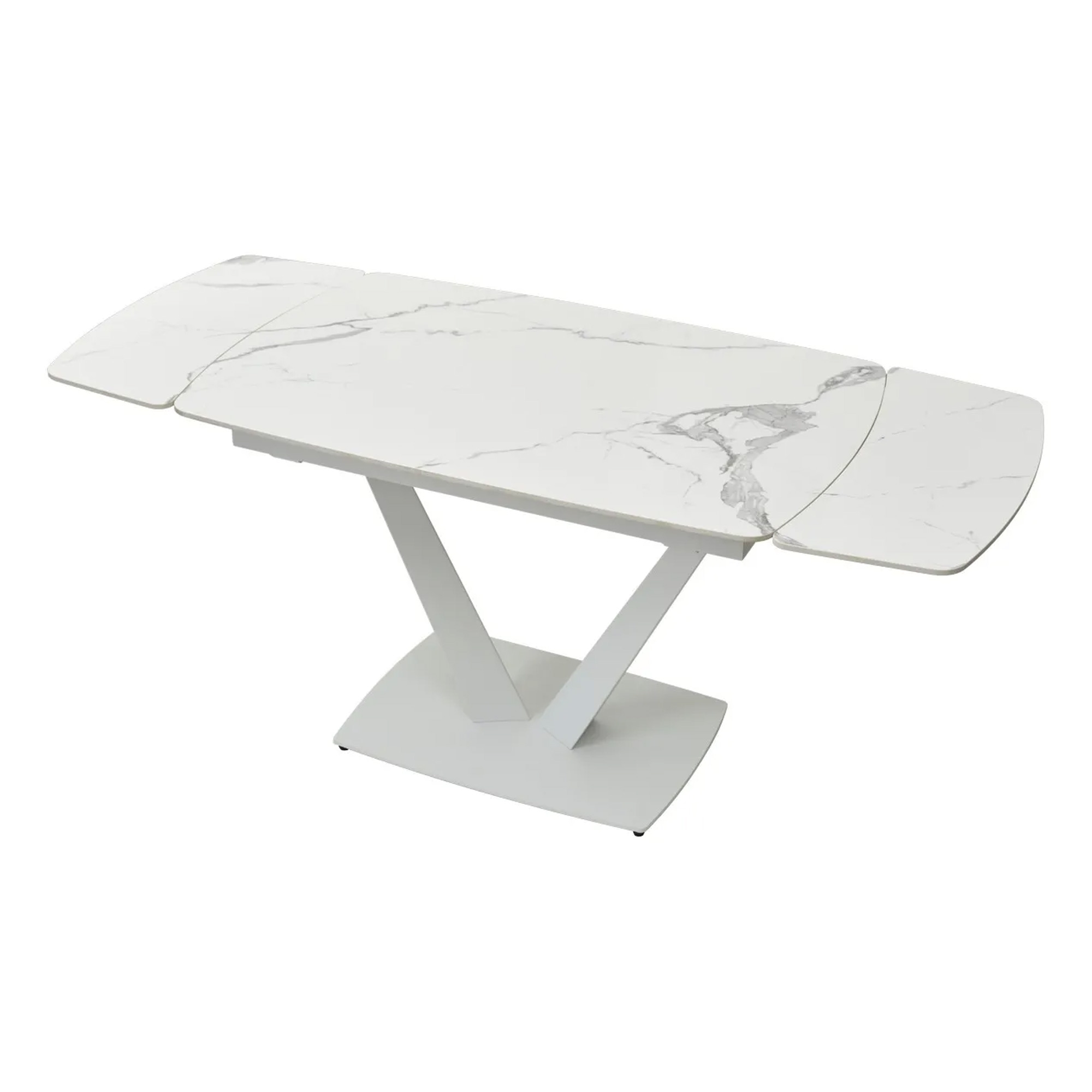 Стол с керамической столешницей на одной ноге (арт 30771) - Фото 1