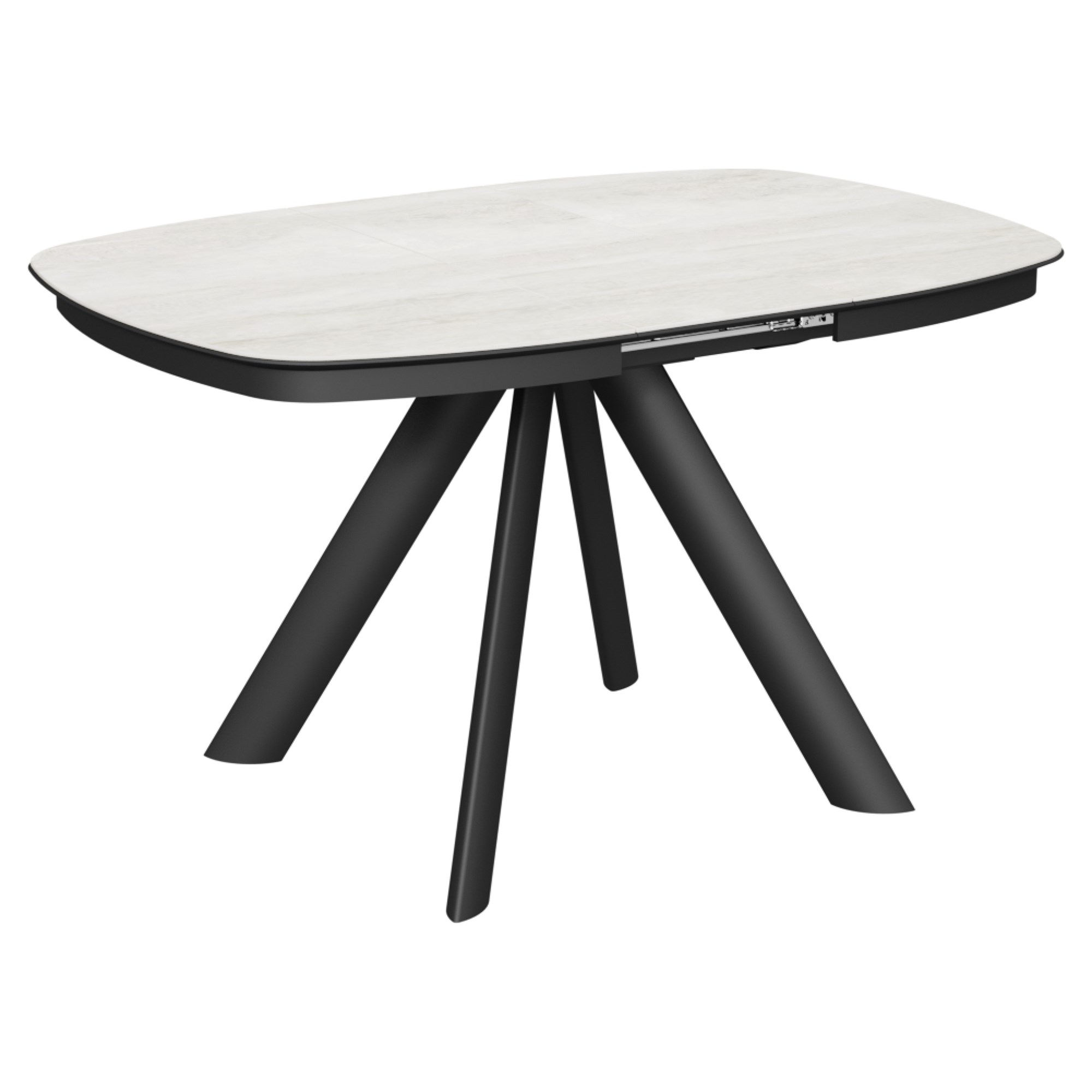 Стол обеденный раскладной овальный с керамическим покрытием (арт 35234) - Фото 1