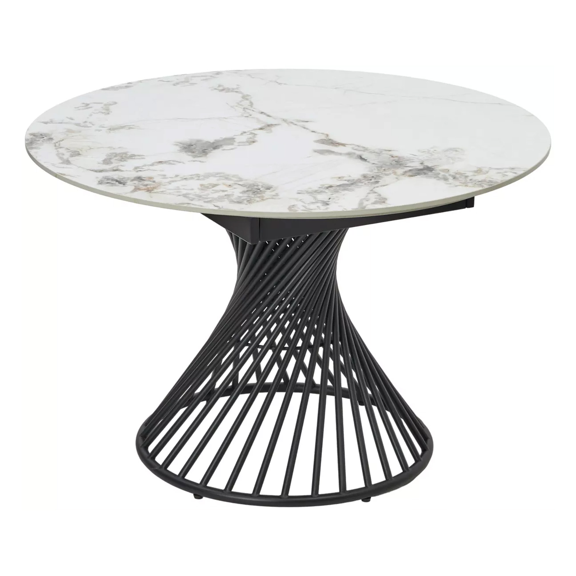 Стол обеденный раскладной со столешницей из керамики (арт 33358) - Фото 1