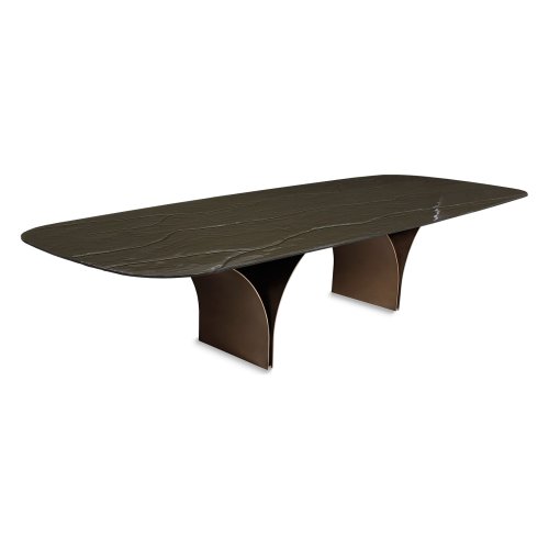 Обеденный стол стеклянный 280 см (арт 35672) - Фото 2