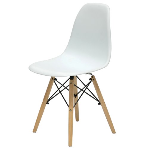 Стул дизайнерский деревянный белый eames style (арт 2314) - Фото 2