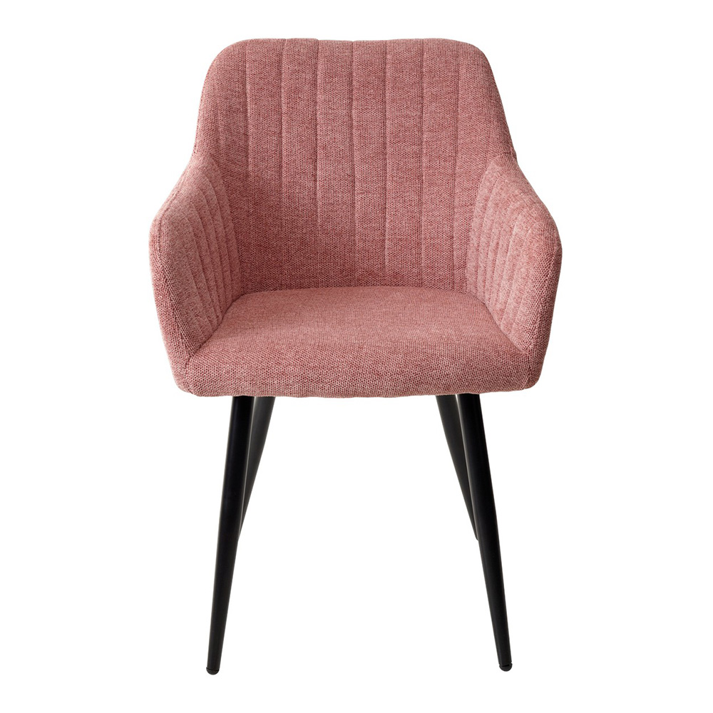 Полукресло на металлокаркасе с подлокотниками красное (арт 15677) - Фото 1