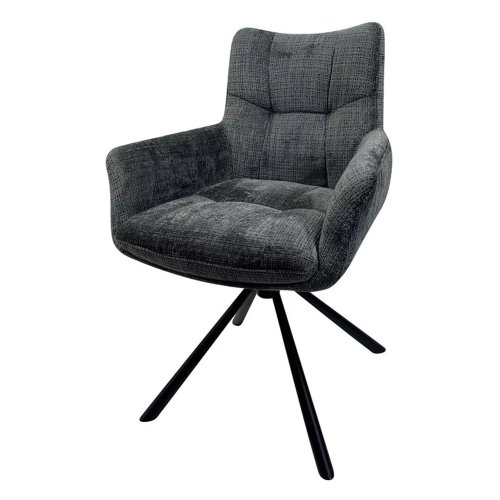 Стул кухонный с мягким сидением серый (арт 34123) - Фото 2