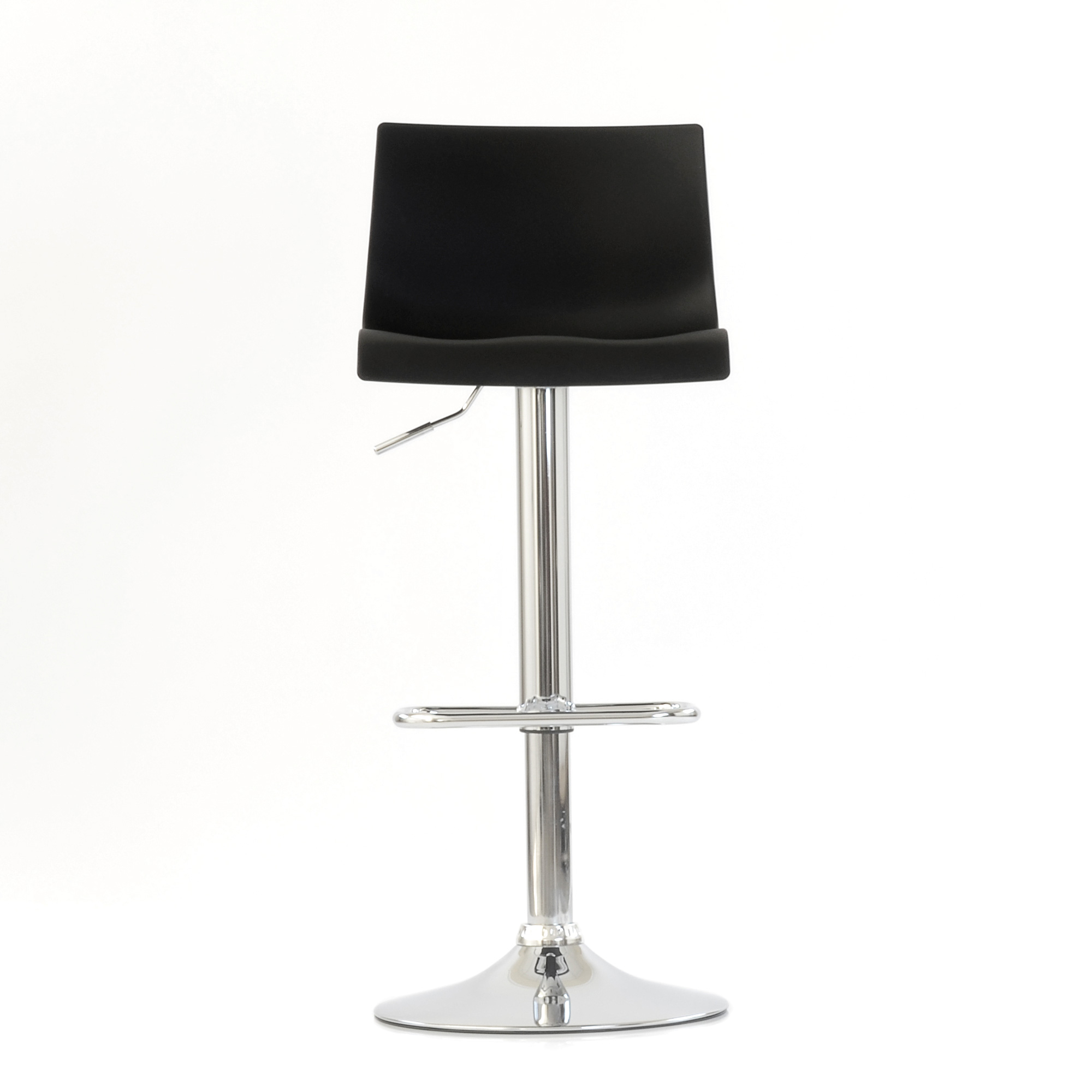 Барный стул черный пластиковый (арт 6449) - Фото 1