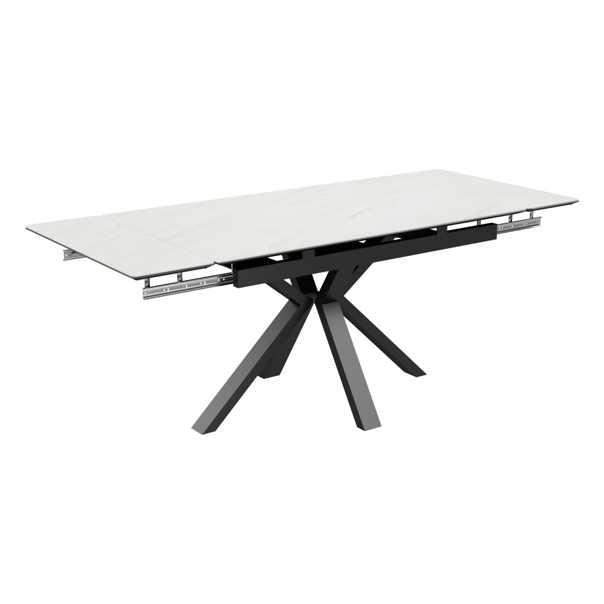 Стол со столешницей из керамики белый современный (арт 32127) - Фото 1