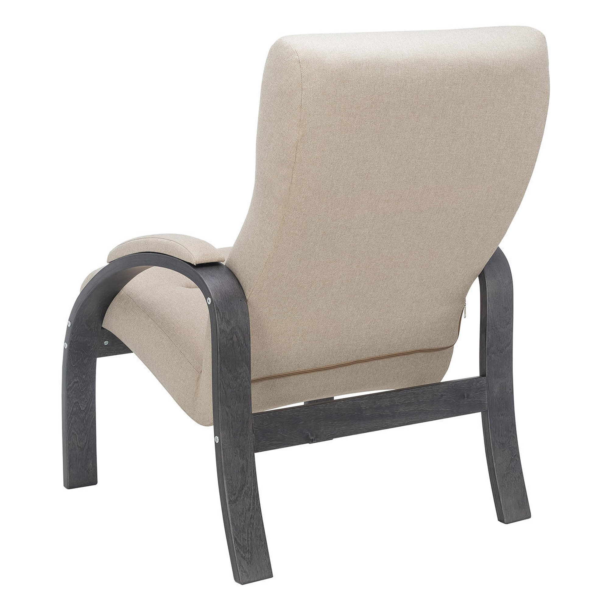 Кресло с мягким сидением с подлокотниками кремовое (арт 9581) - Фото 1