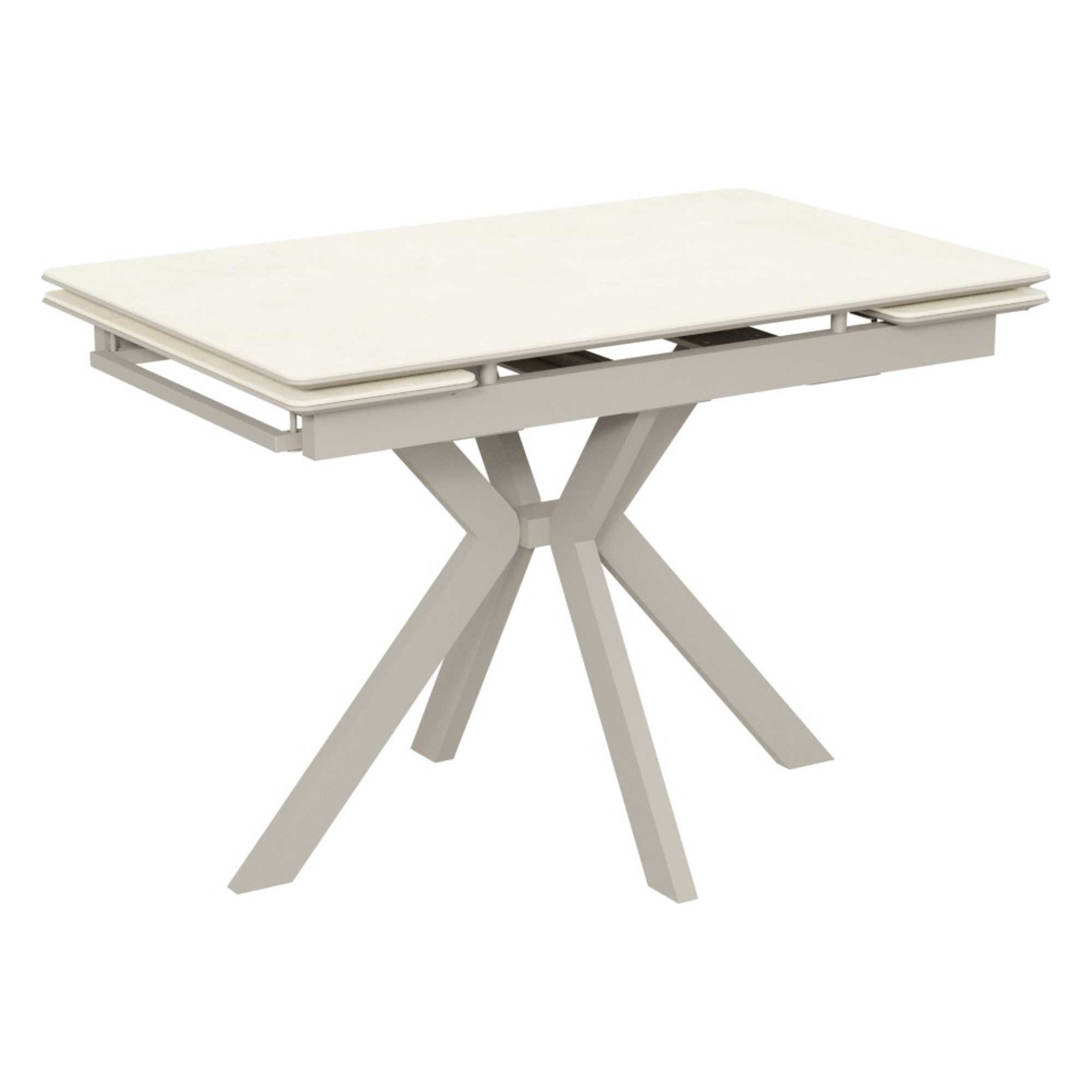 Стол обеденный раскладной керамический на одной ножке (арт 34378) - Фото 1