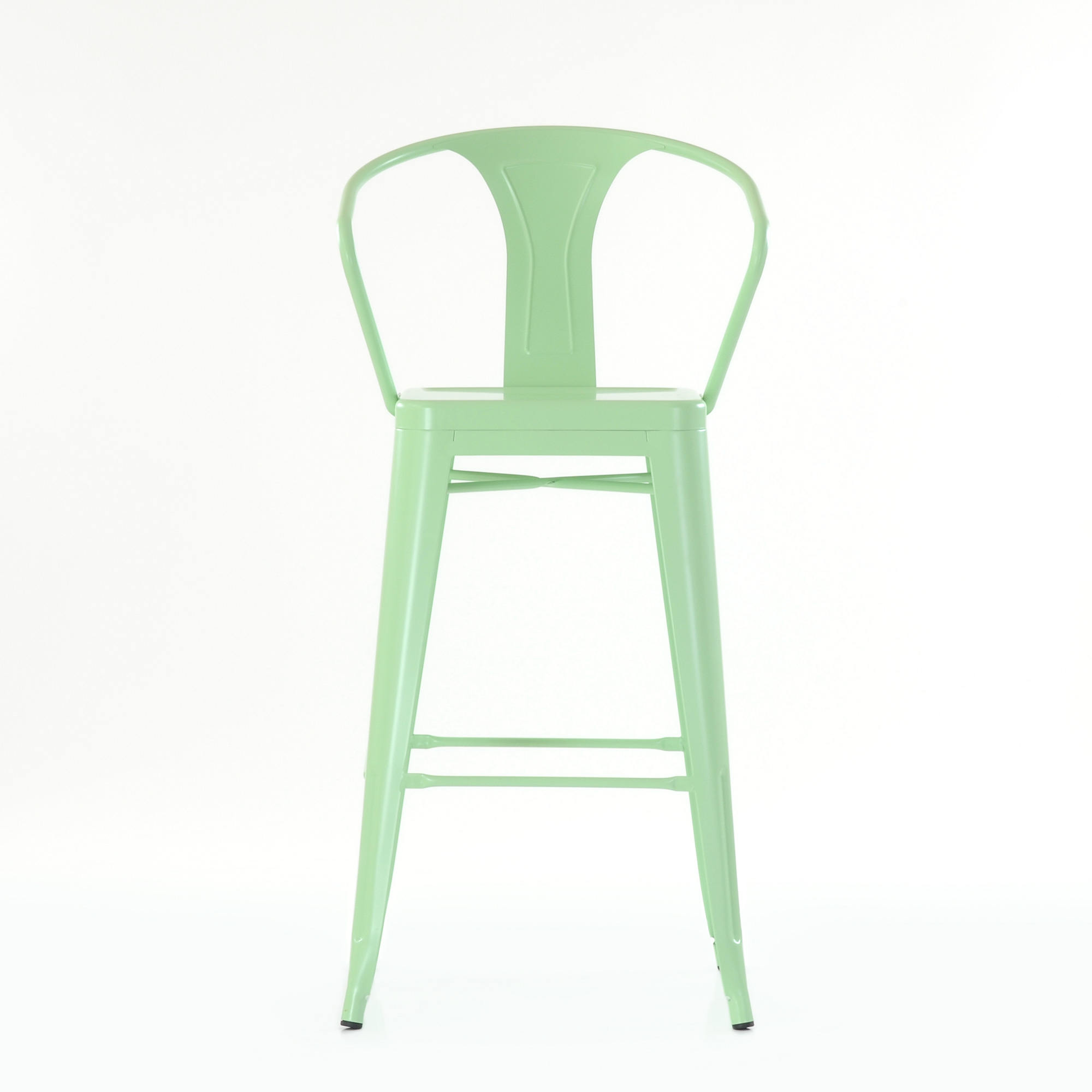 Барный стул дизайнерский зеленый tolix (арт 6713) - Фото 1