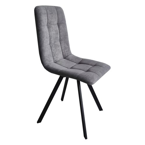 Стул на металлокаркасе серый (арт 16083) - Фото 2