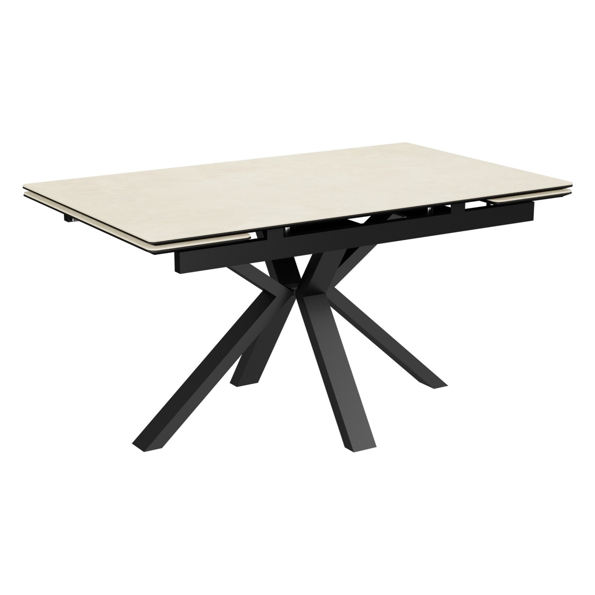 Стол раскладной с керамическим покрытием на одной ножке 140 см (арт 34407) - Фото 1