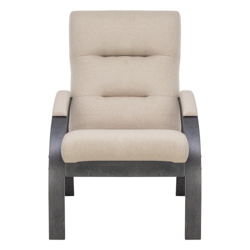 Кресло с мягким сидением с подлокотниками кремовое (арт 9581) - Фото 2