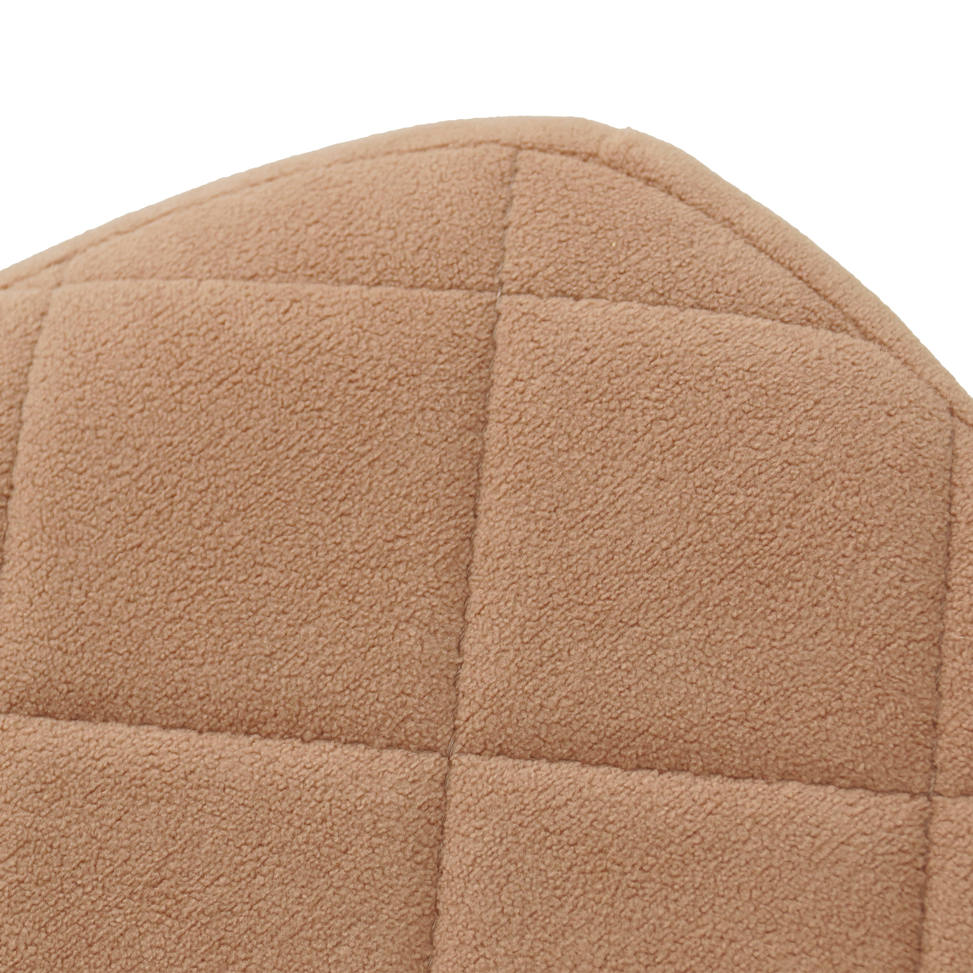 Стул с мягким сидением бежевый из велюра (арт 19342) - Фото 1