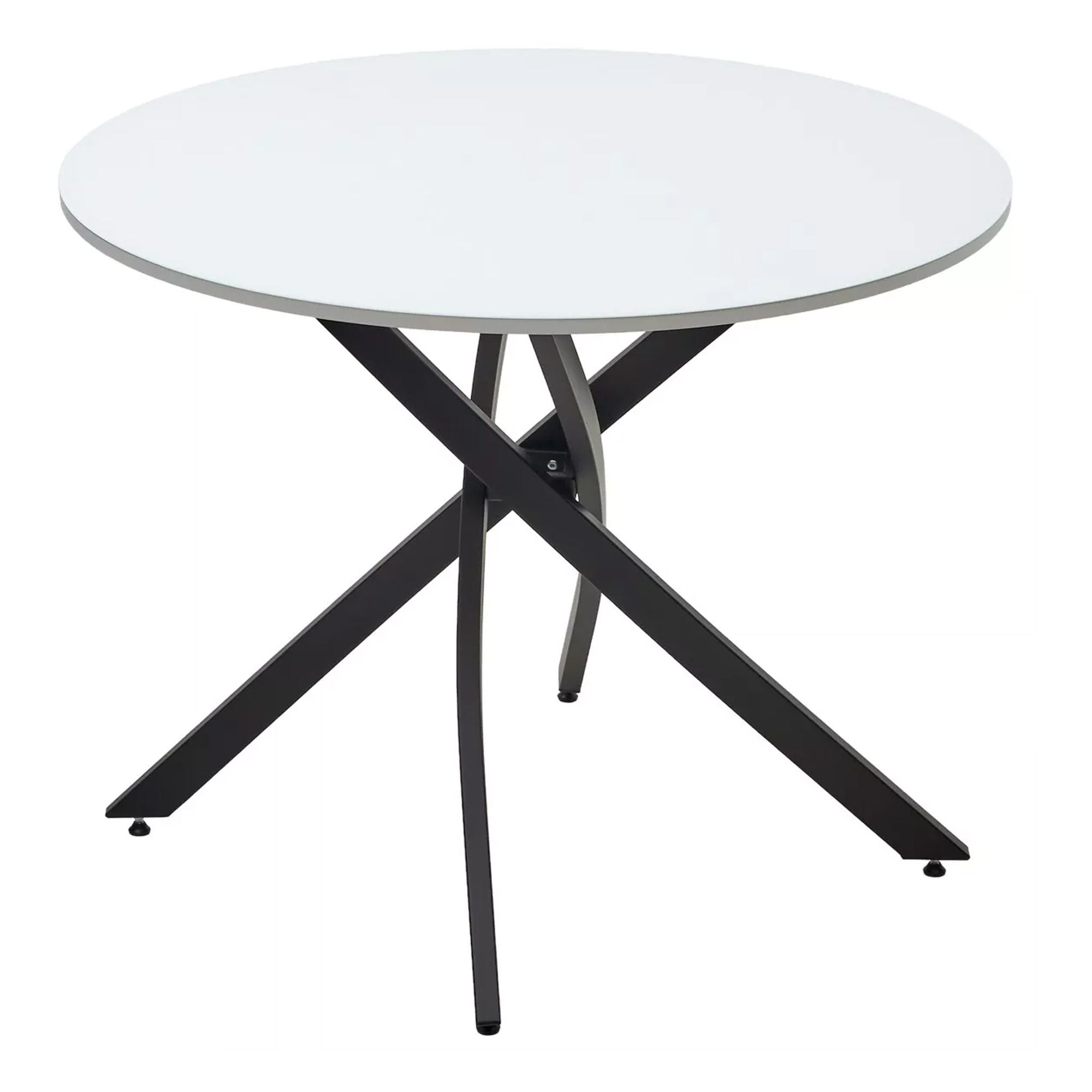 Кухонный стол круглый на одной ножке (арт 33419) - Фото 1