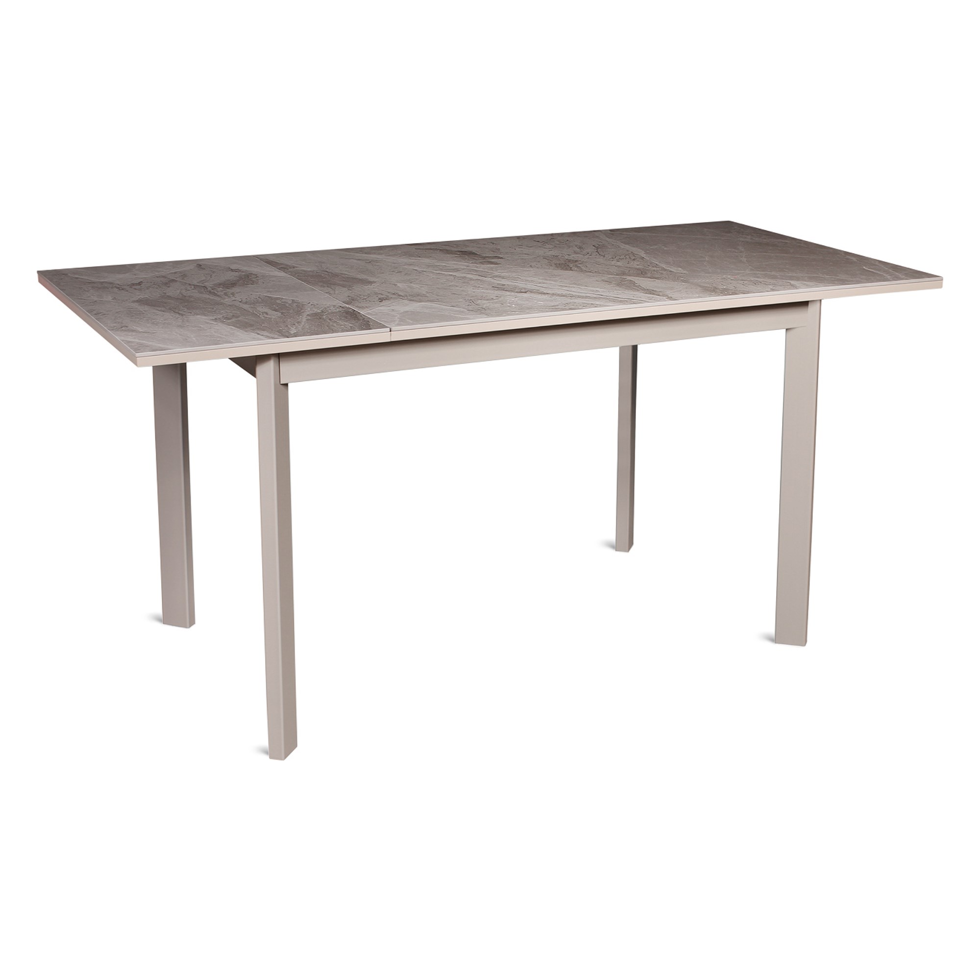 Стол раздвижной с керамической столешницей слоновая кость (арт 35009) - Фото 1