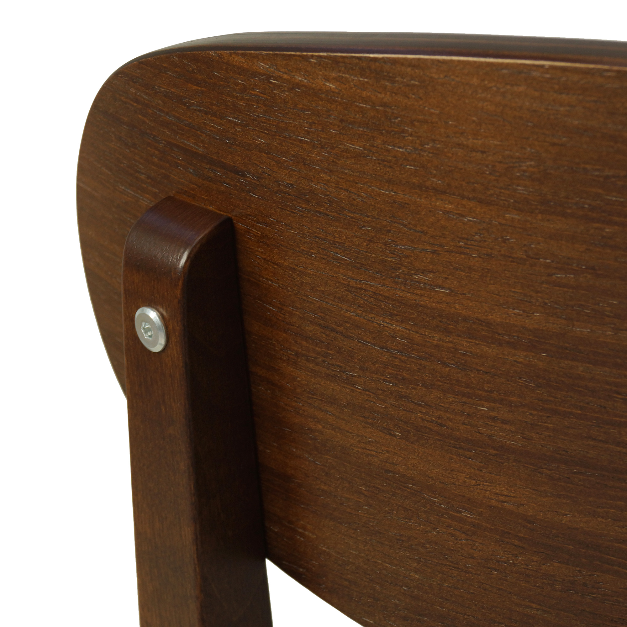 Стул обеденный деревянный серый (арт 28612) - Фото 1