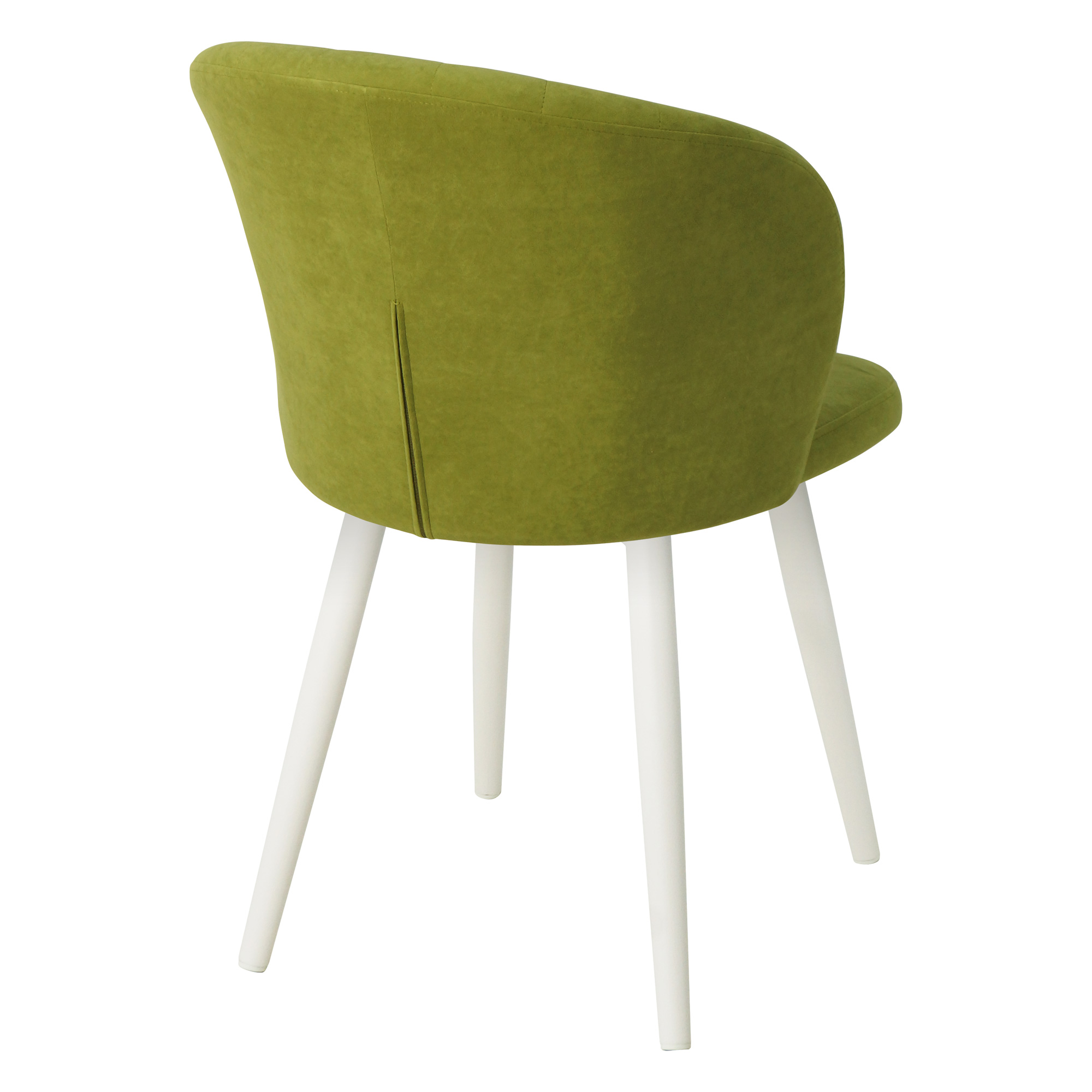 Стул мягкий зеленый из велюра (арт 22407) - Фото 1