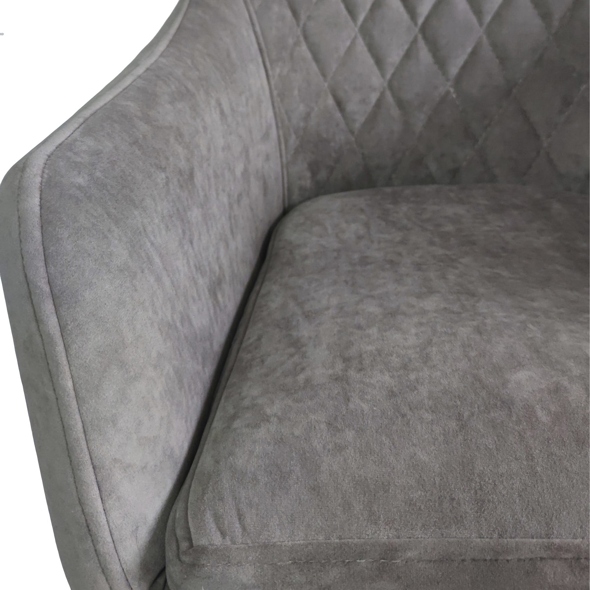 Полукресло с белыми ножками с подлокотниками (арт 29528) - Фото 1