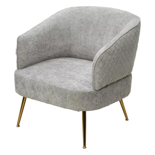 Полукресло мягкое с подлокотниками бежевое (арт 33971) - Фото 2