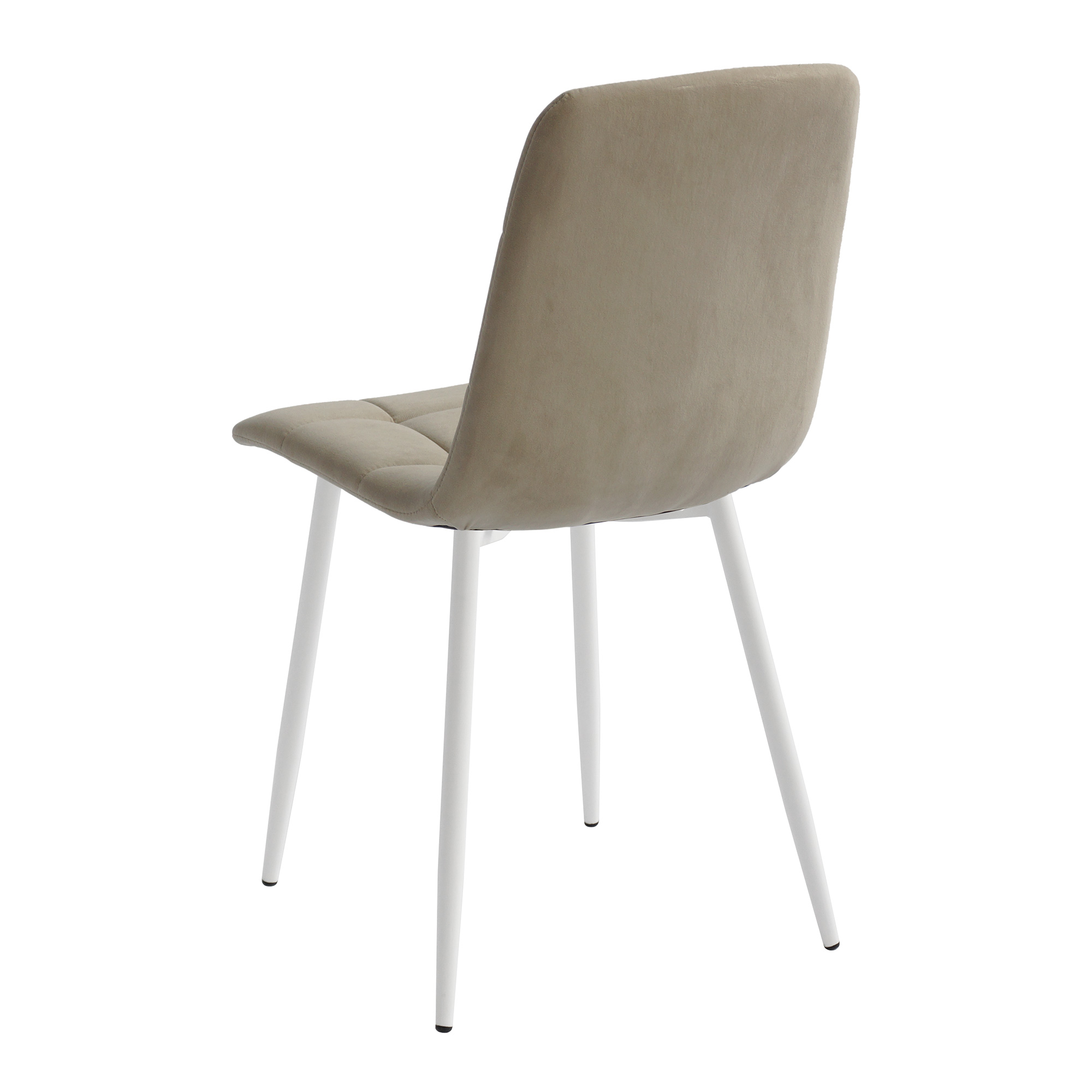 Стул кухонный на металлокаркасе мягкий слоновая кость (арт 7414) - Фото 1