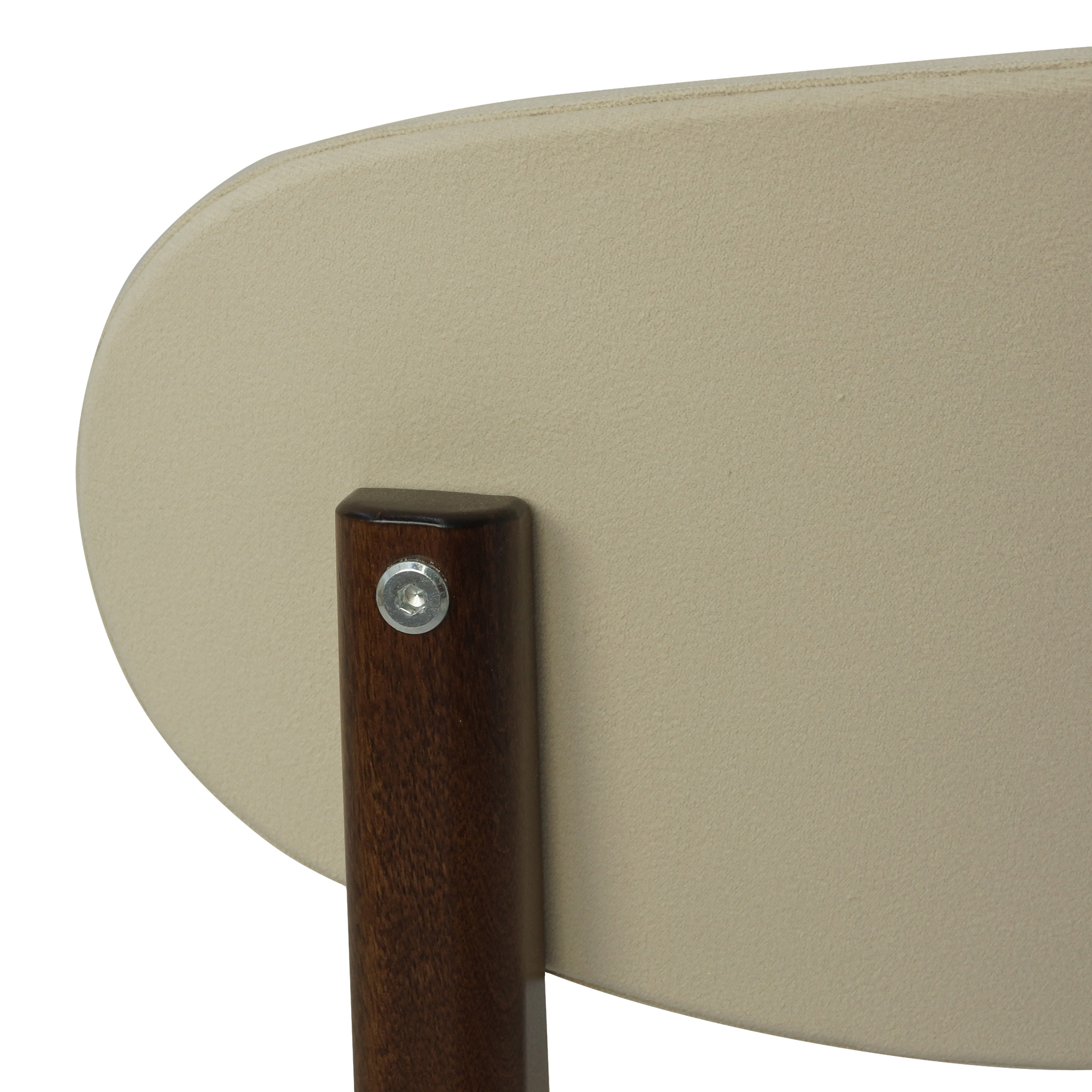 Стул для кухни с мягким сидением кремовый (арт 31313) - Фото 1