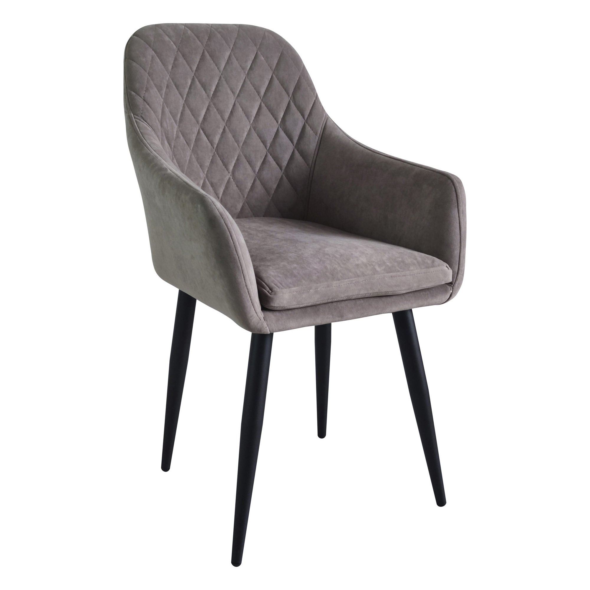 Полукресло с мягким сидением с подлокотниками из велюра (арт 29487) - Фото 1