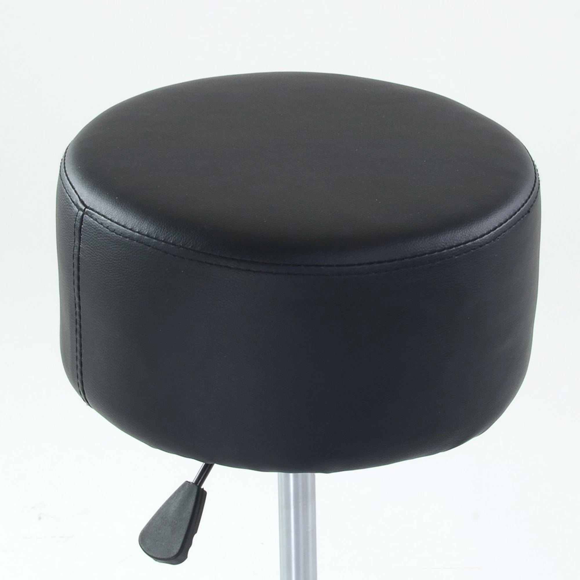 Полубарный стул ножки хром черный (арт 11424) - Фото 1