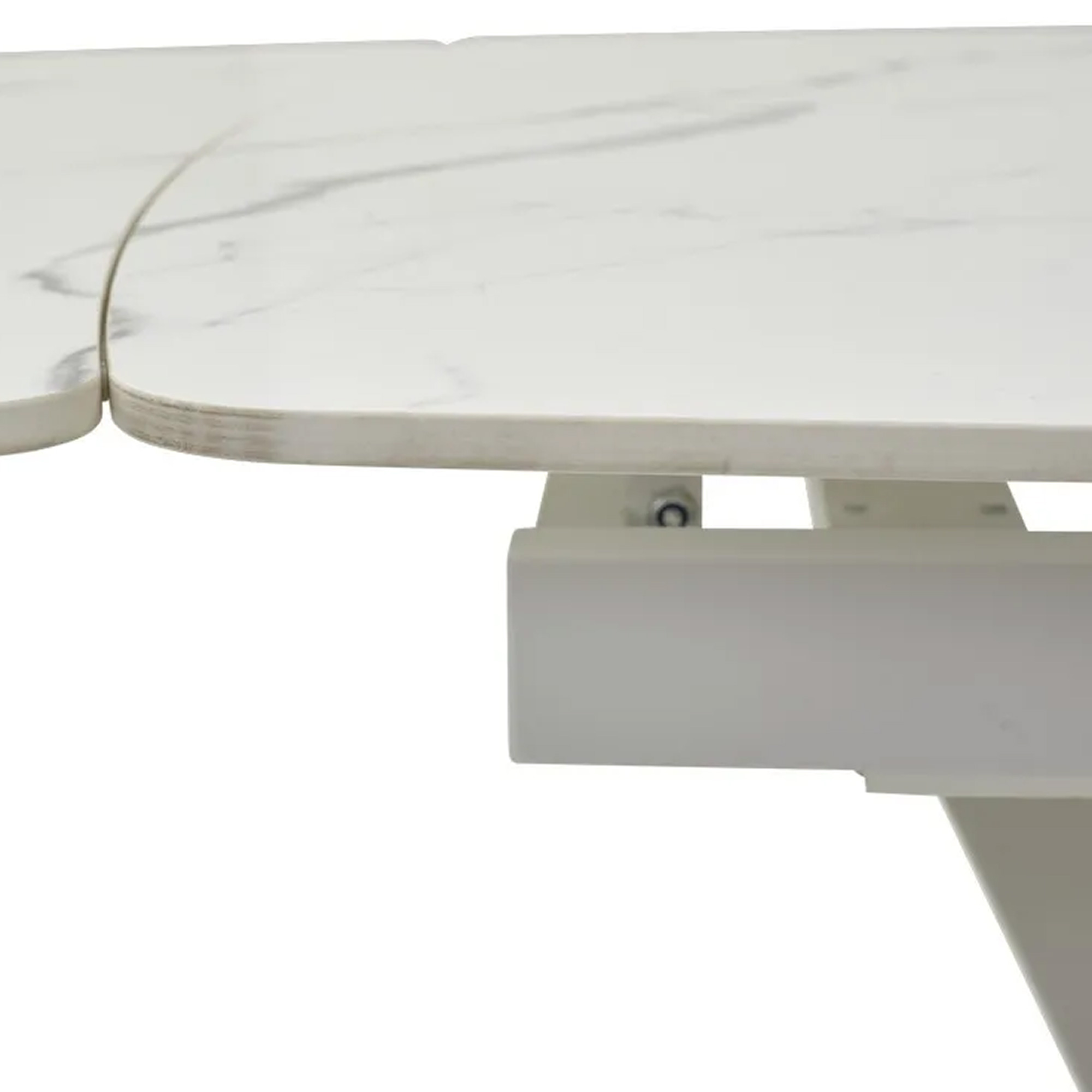 Стол с керамической столешницей на одной ноге (арт 30771) - Фото 1