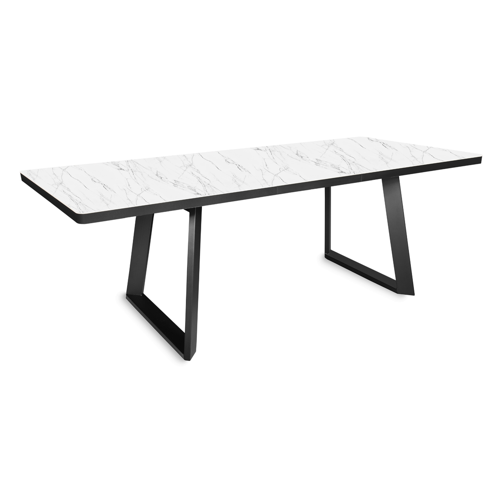 Стол кухонный под мрамор лофт (арт 33698) - Фото 1