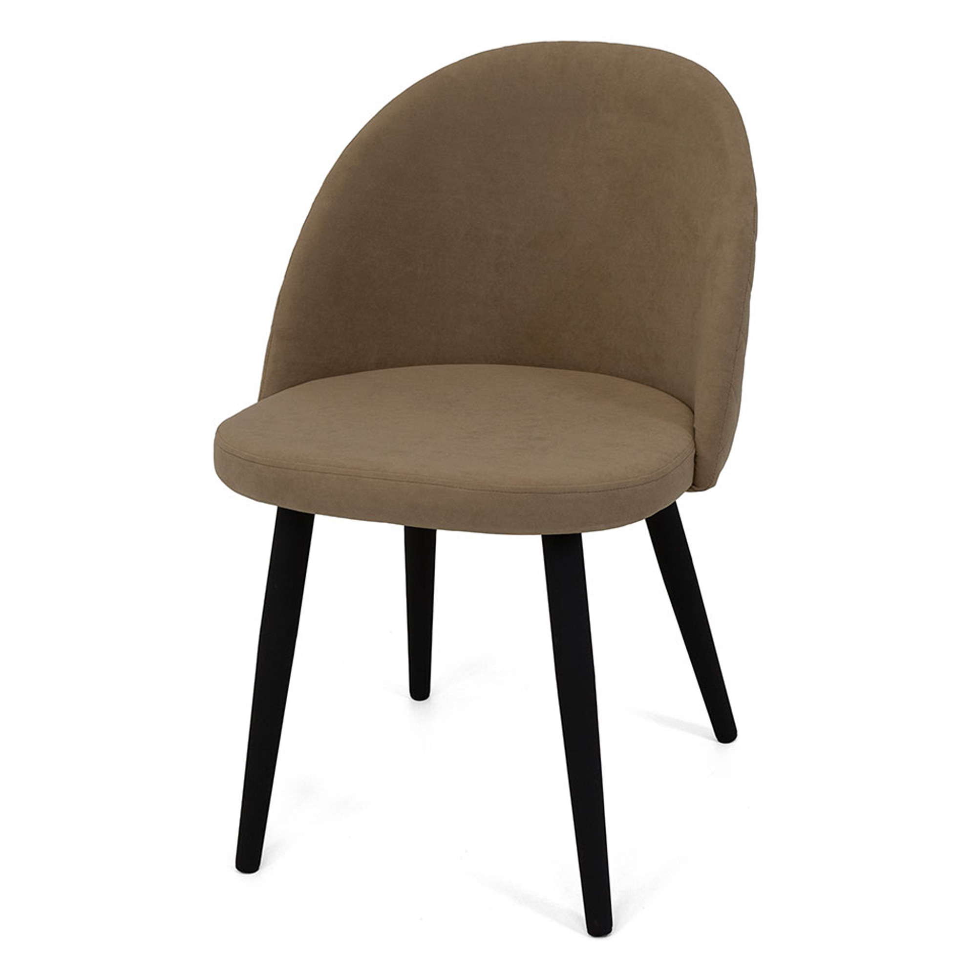 Стул на металлокаркасе с мягким сидением велюровый (арт 21178) - Фото 1