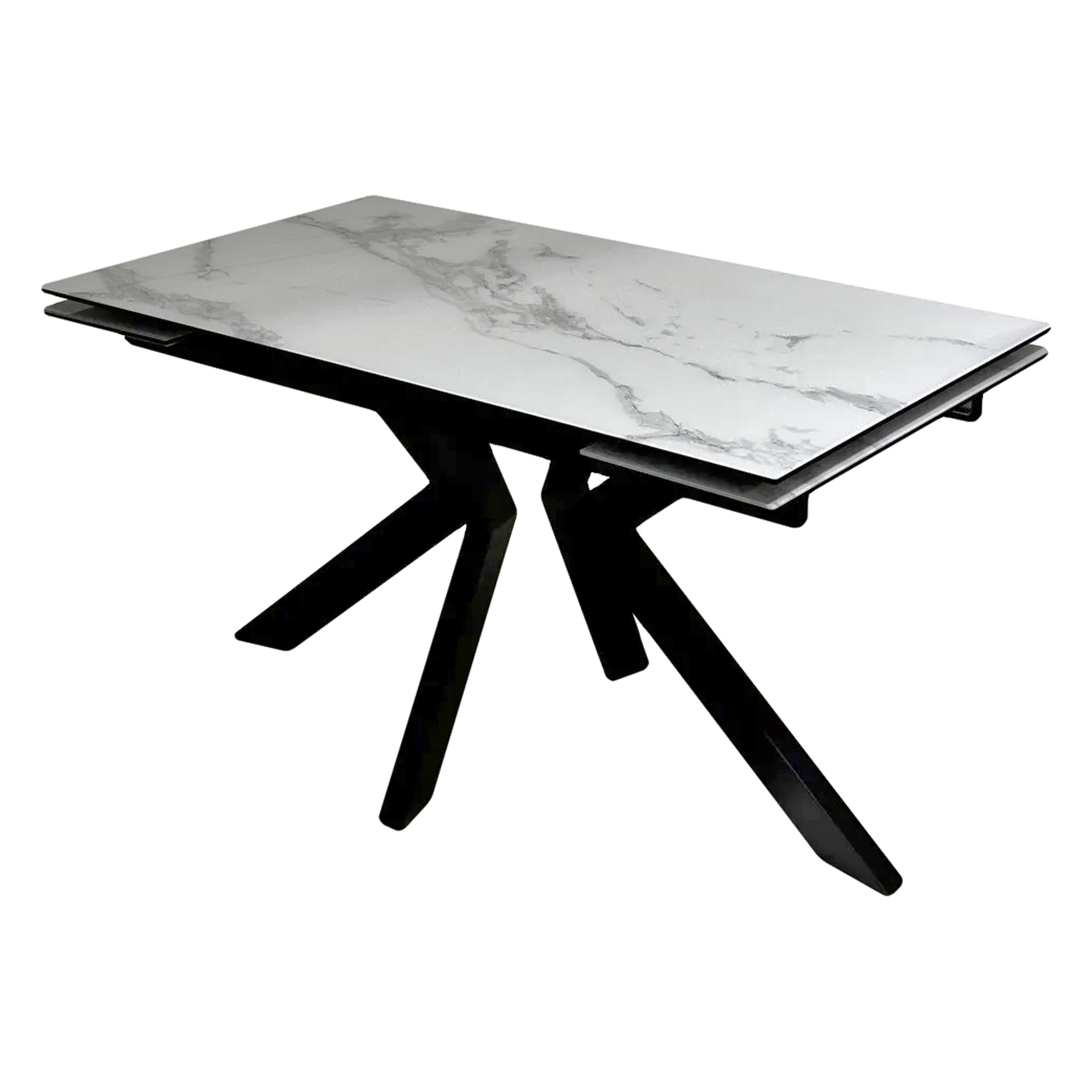 Стол для кухни на одной ноге 140 см современный (арт 29351) - Фото 1