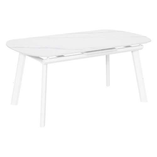 Стол обеденный раскладной овальный с керамической столешницей (арт 28782) - Фото 2