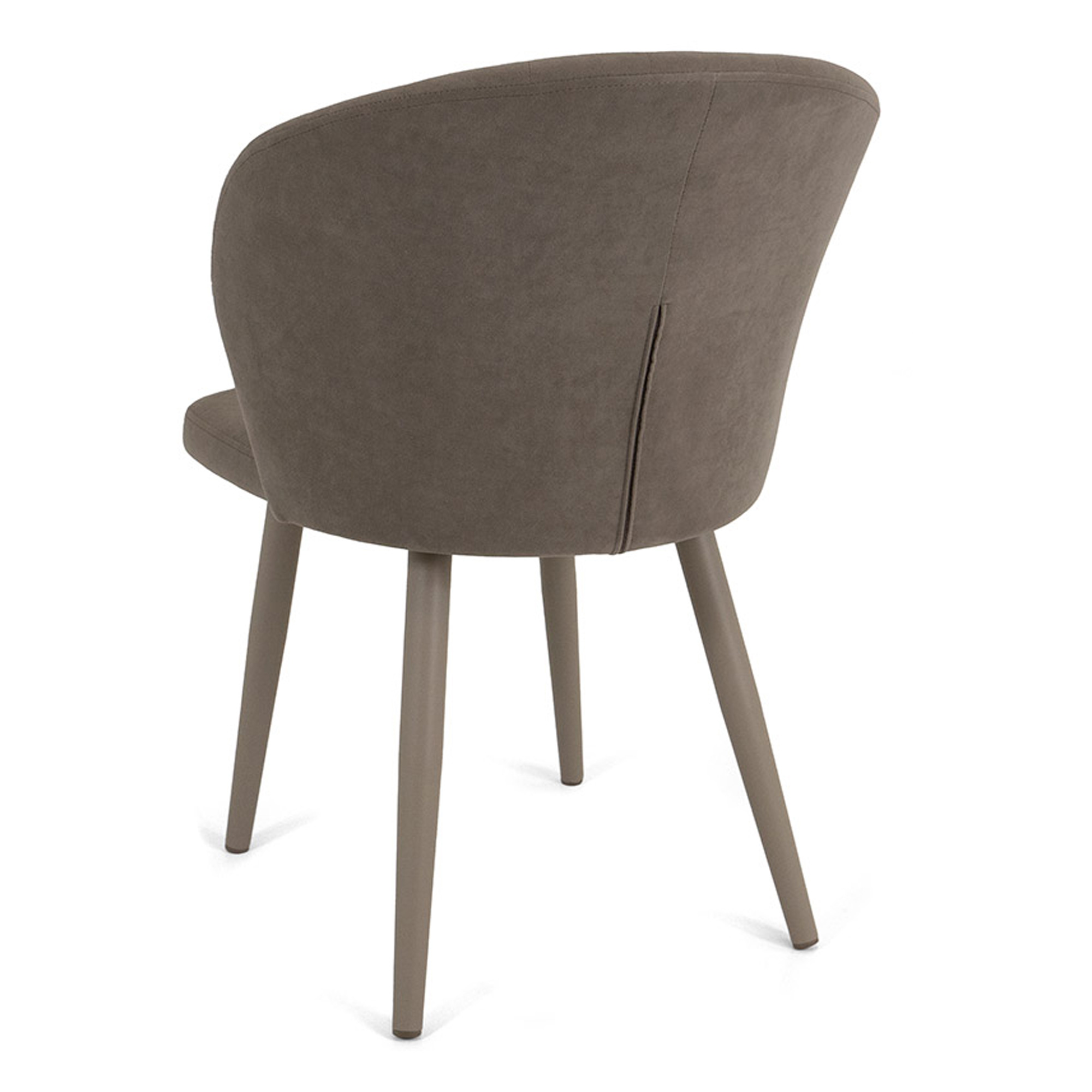 Стул мягкий слоновая кость из велюра (арт 22451) - Фото 1