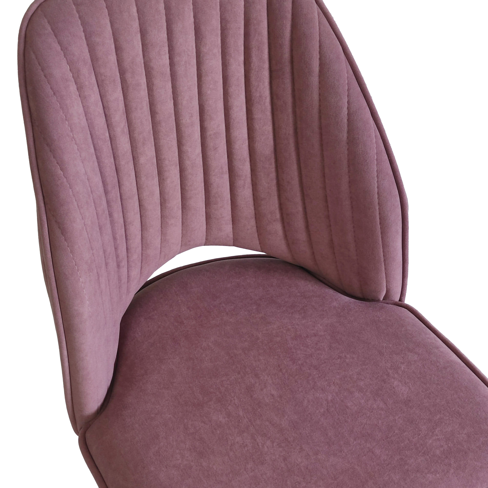 Стул на металлокаркасе из велюра (арт 31962) - Фото 1