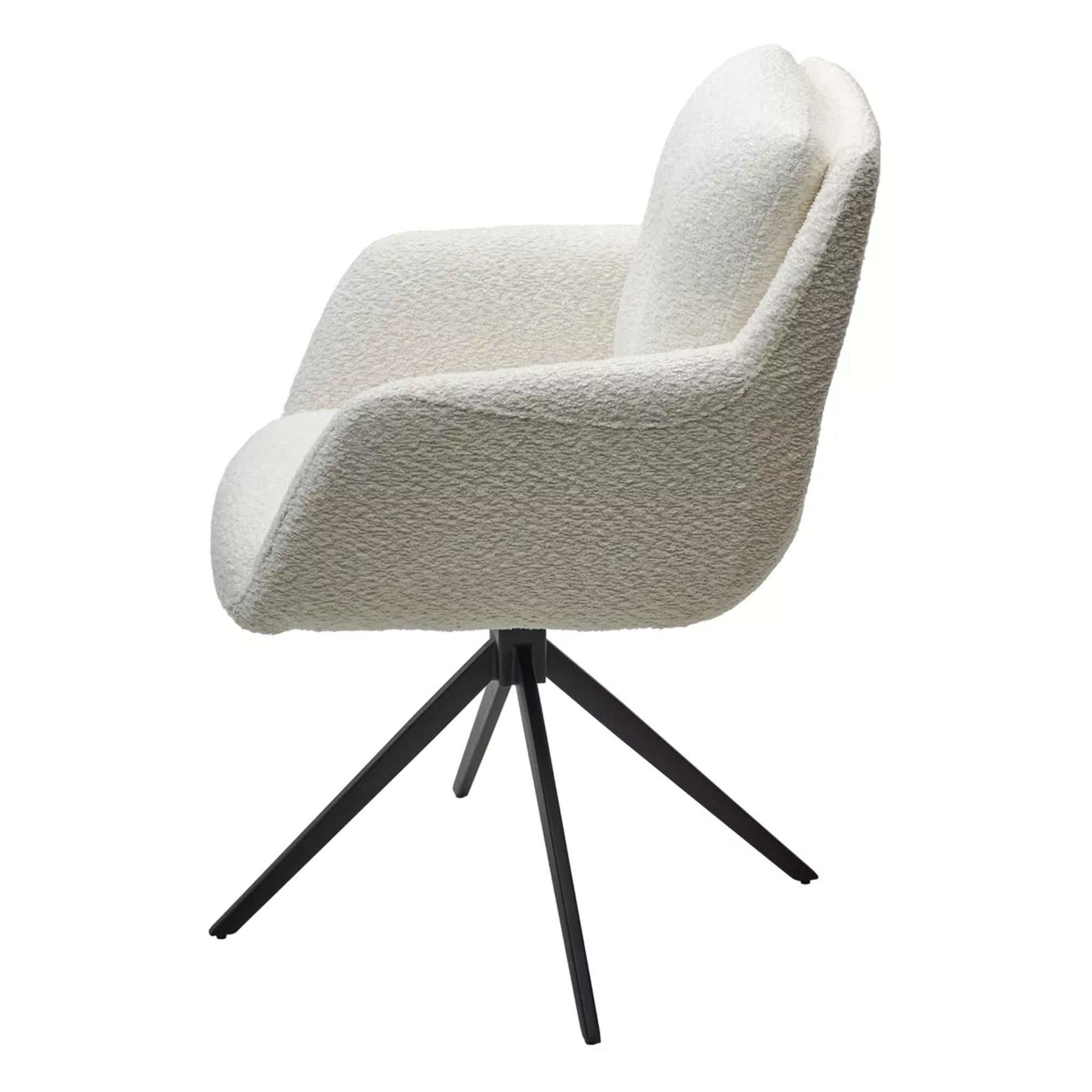 Полукресло с мягкой обивкой белое (арт 33802) - Фото 1