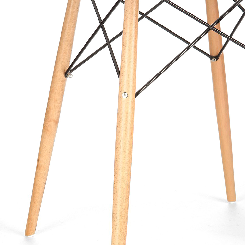 Стол круглый белый D-100 см eames (арт 16409) - Фото 1