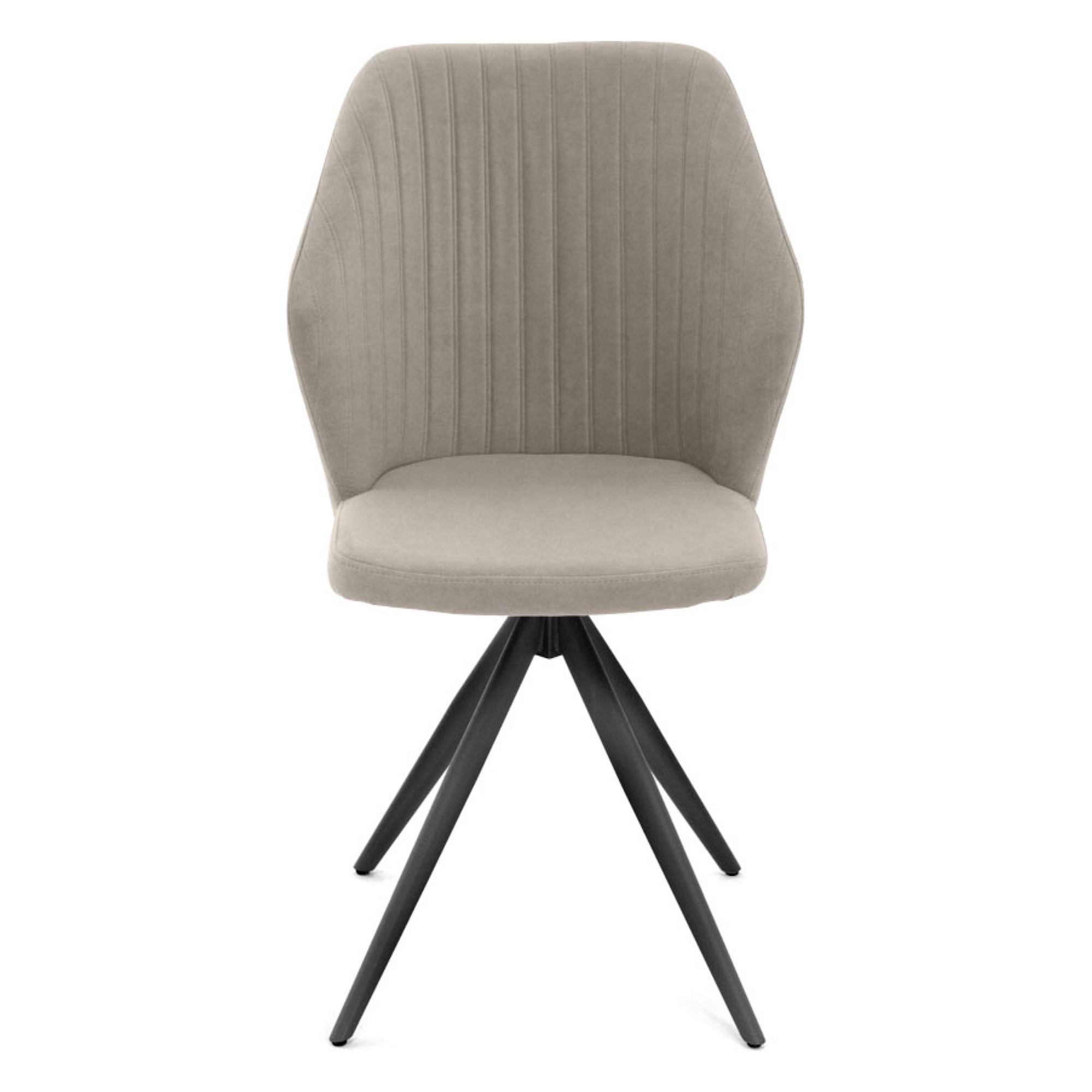 Стул мягкий бежевый велюровый (арт 35421) - Фото 1