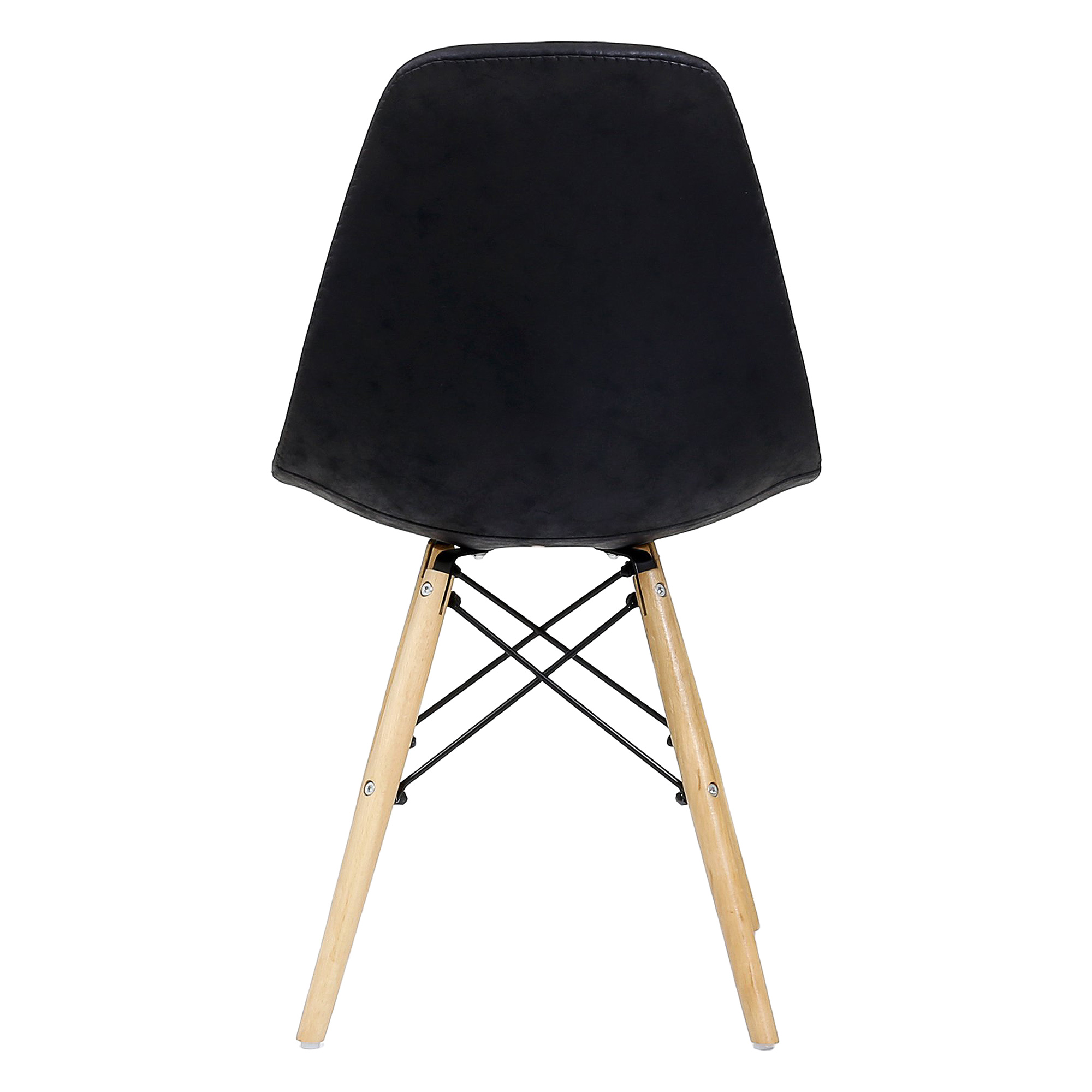 Стул дизайнерский мягкий серый patchwork (арт 32267) - Фото 1