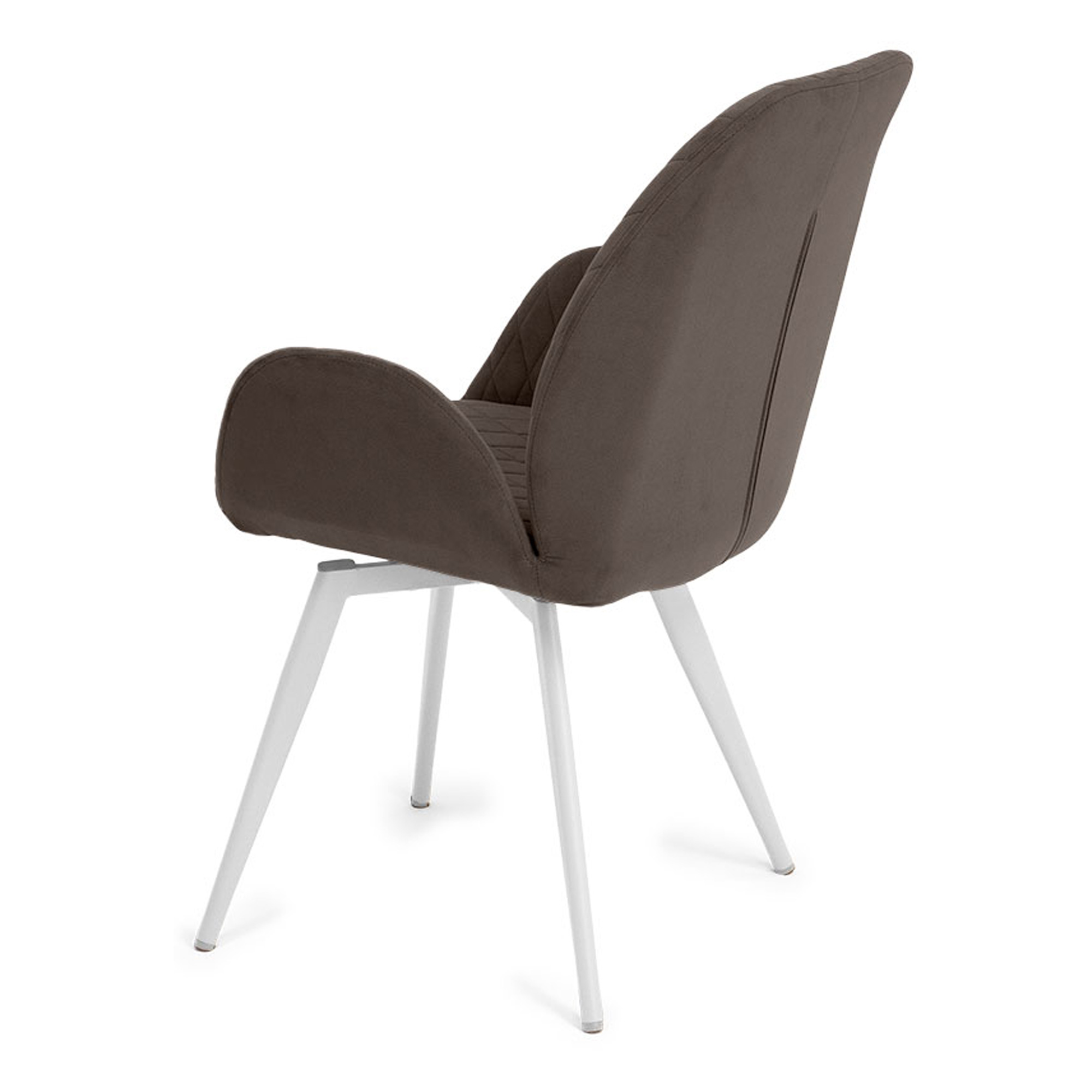 Стул на металлокаркасе мягкий велюровый (арт 33582) - Фото 1