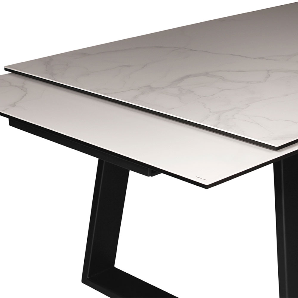 Стол дизайнерский раздвижной керамический лофт (арт 15121) - Фото 1